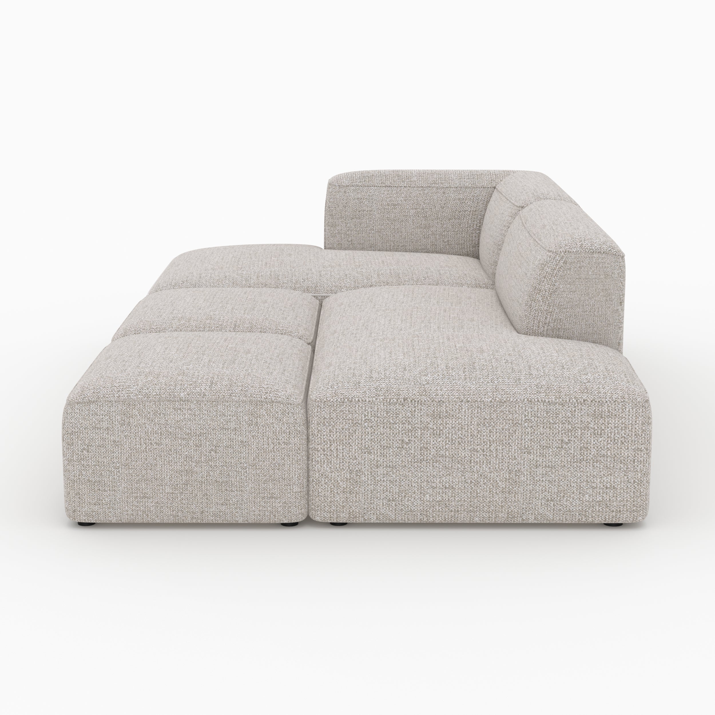 Canapé Hestia modulable beige angle gauche