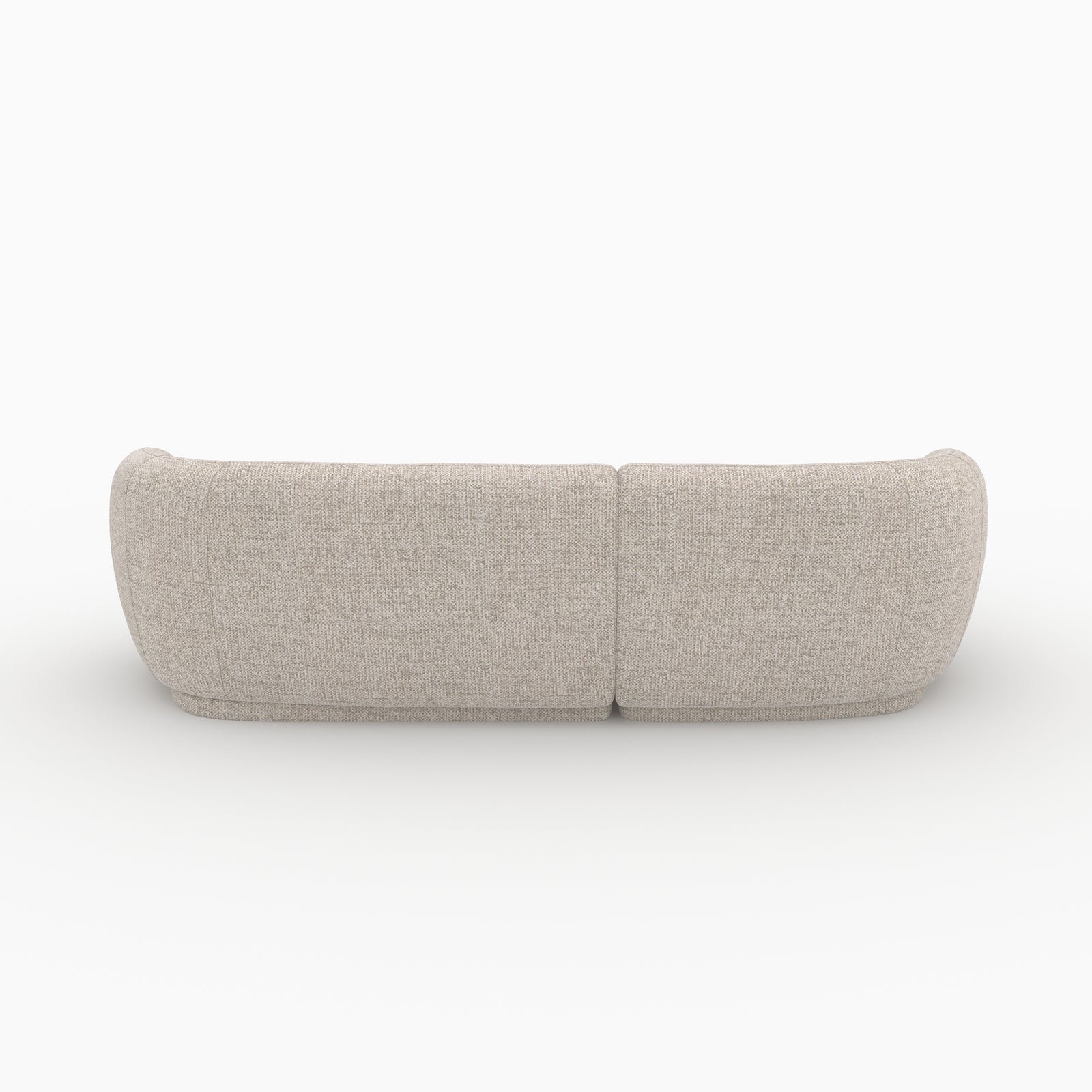 canape tissu beige chine nova 4 places angle modulable