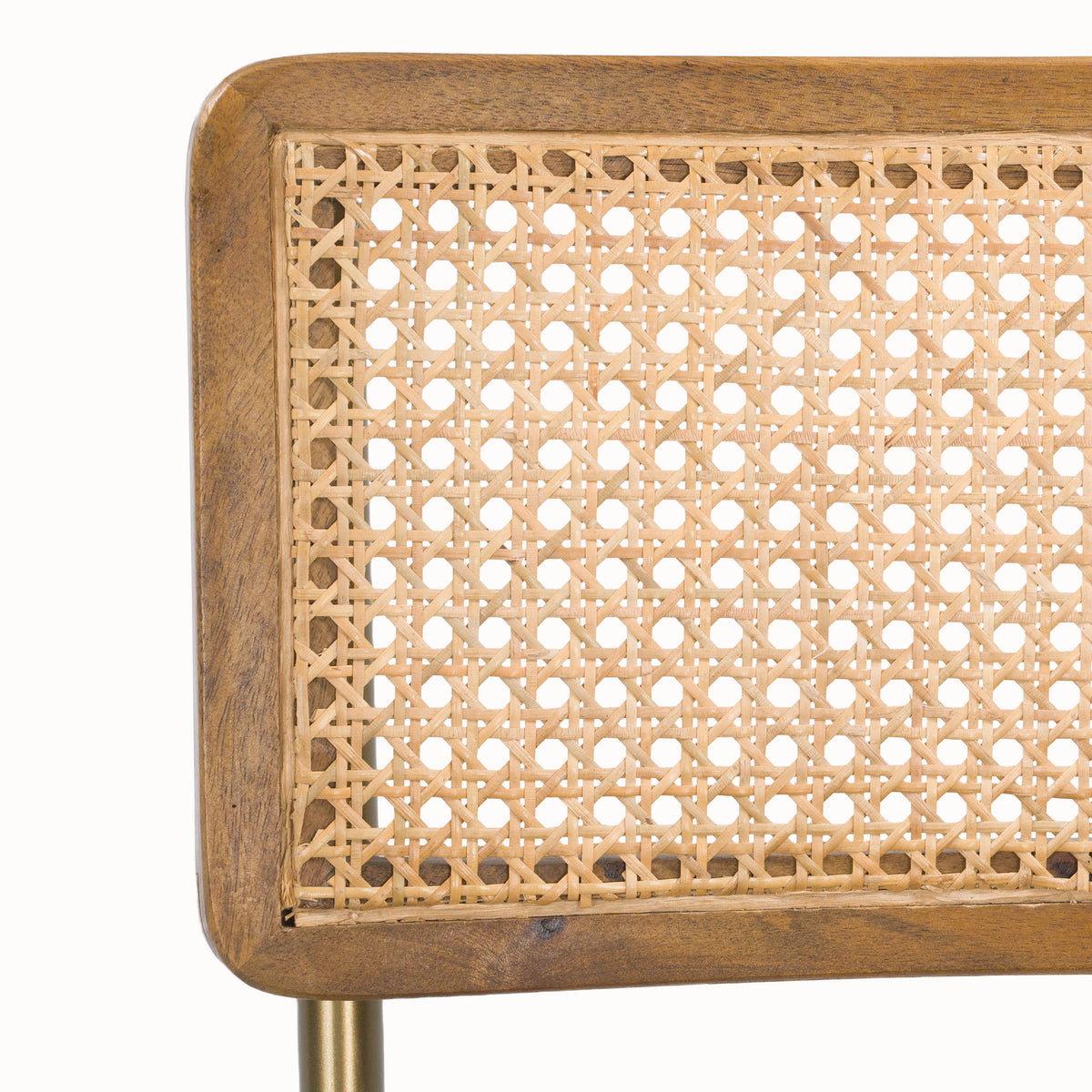 Détail du cannage du dossier de la chaise Arsène - Maison Pavane