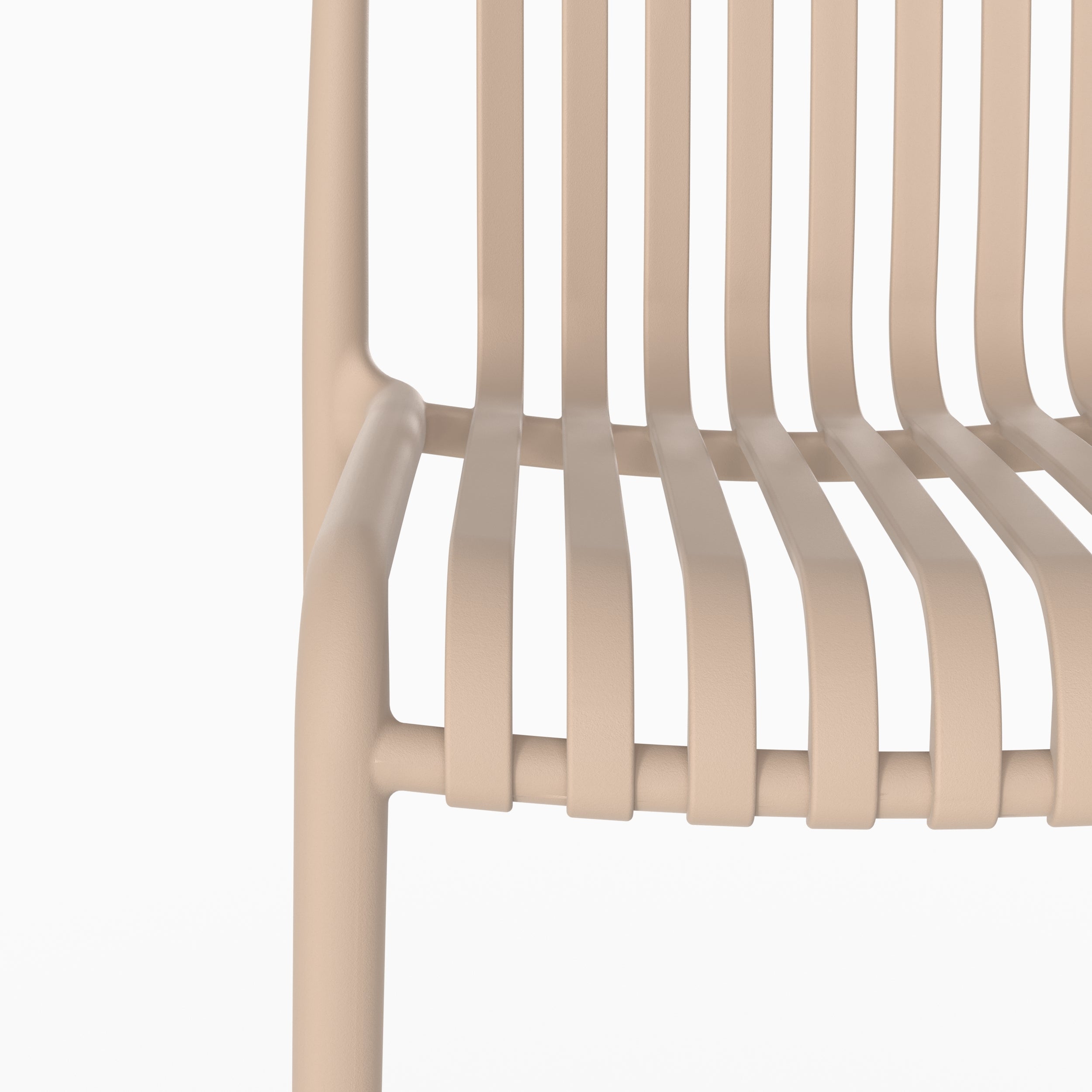Chaise bar Duli beige design moderne plastique