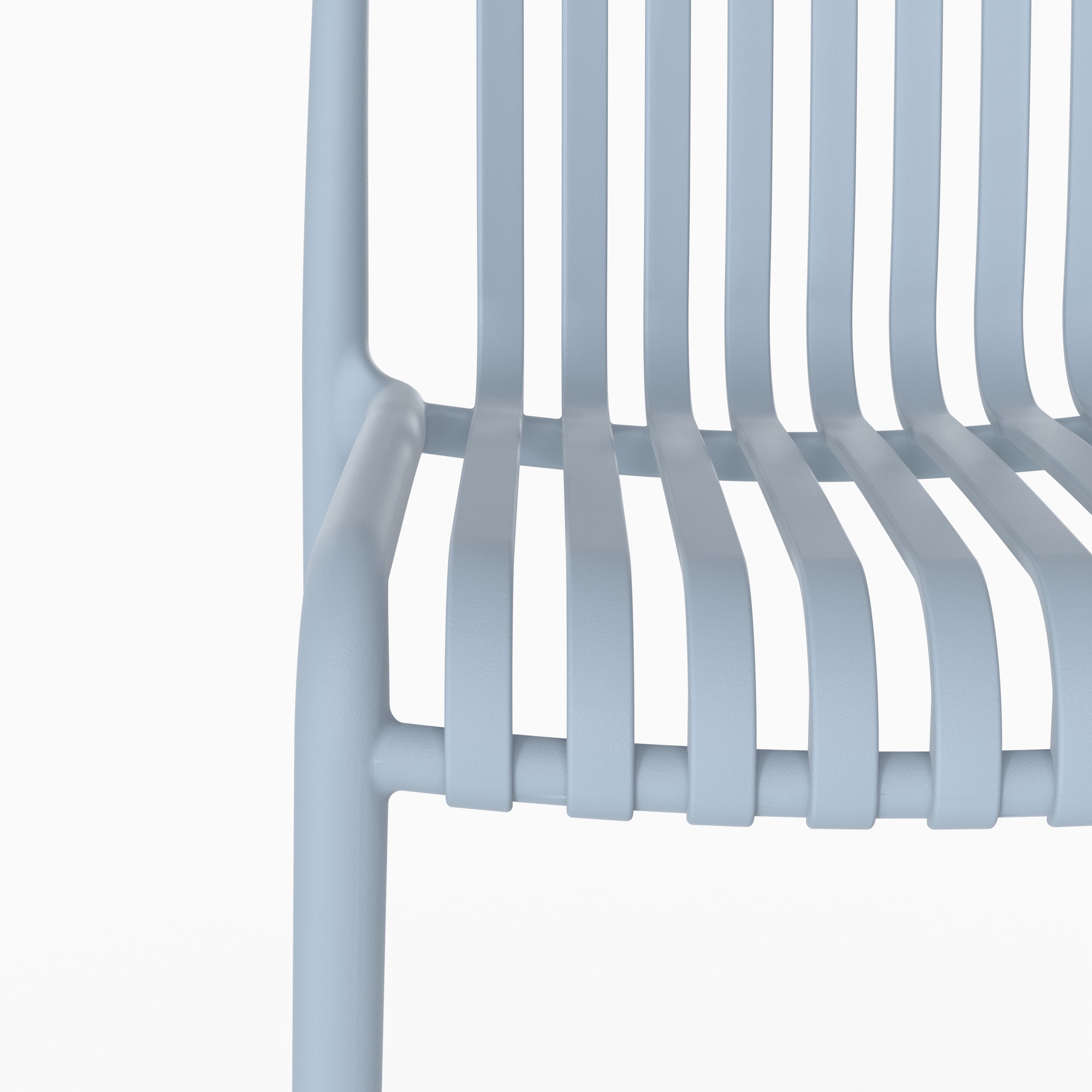 Chaise bar Duli bleu design moderne plastique