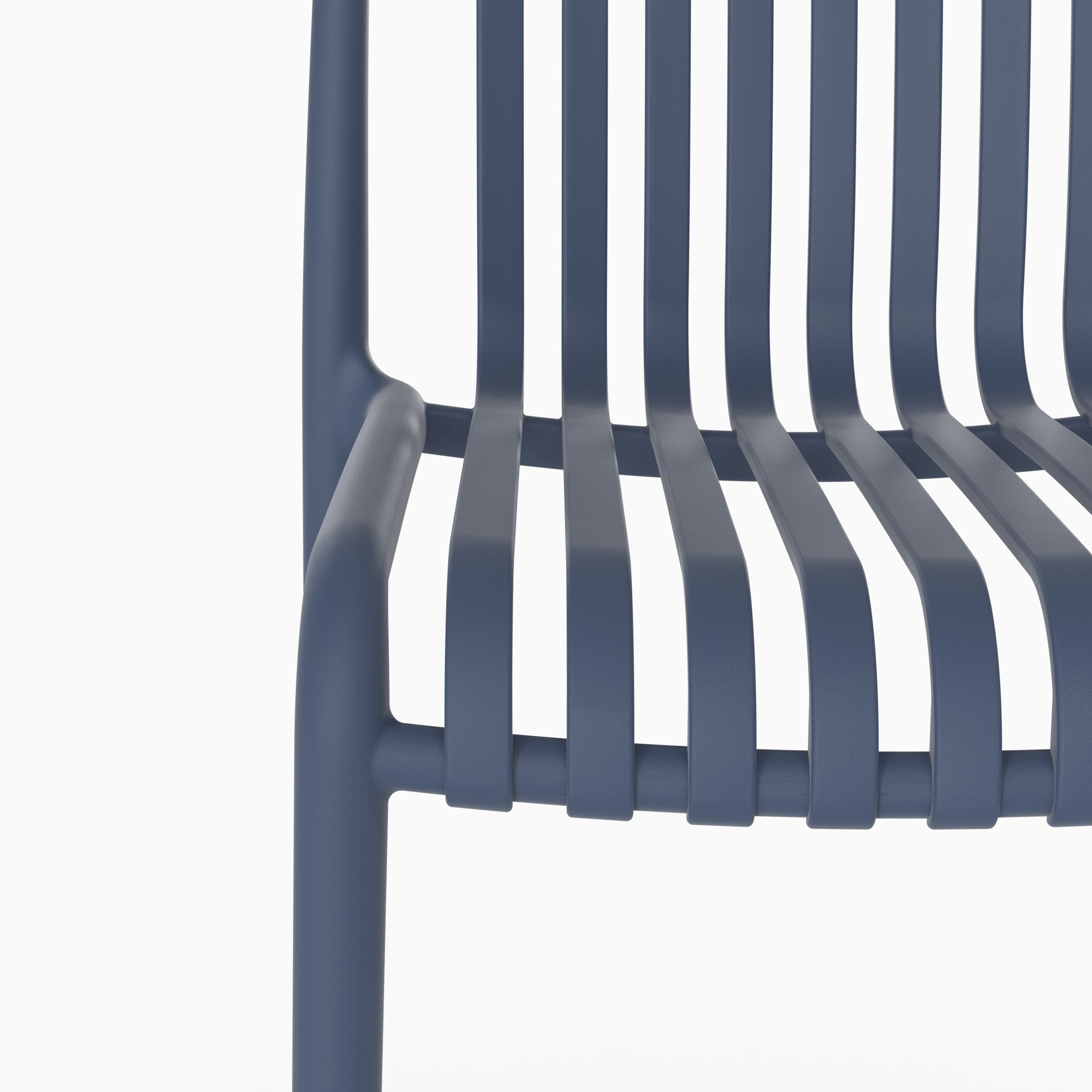 Chaise bar Duli bleu design moderne plastique