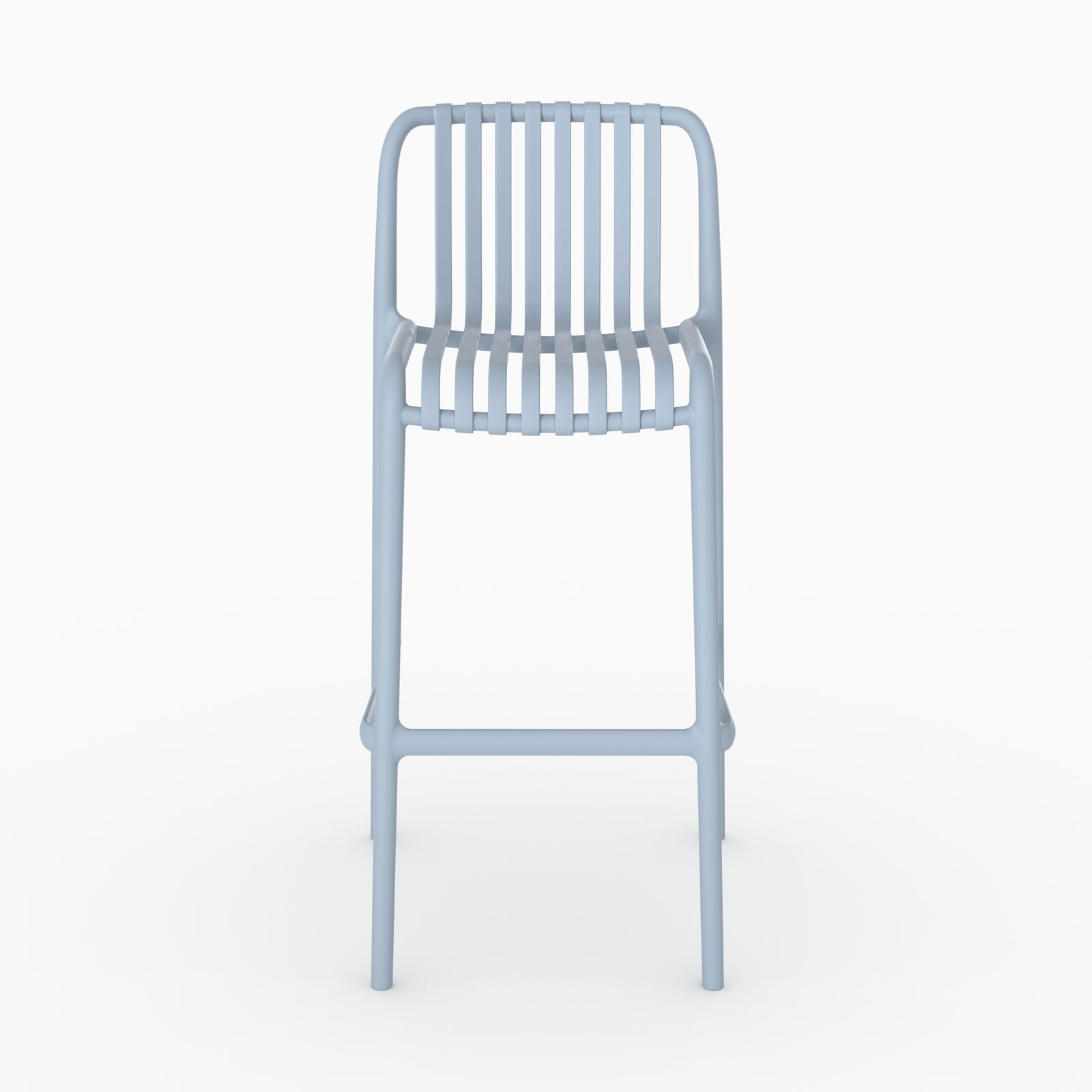 Chaise bar Duli bleu pastel ilot central bar