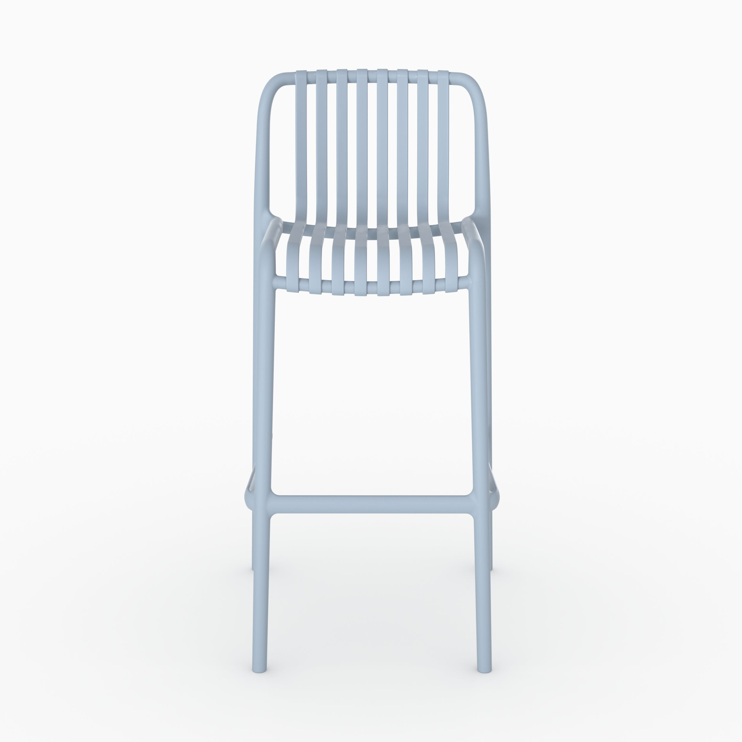Chaise bar Duli bleu pastel ilot central bar