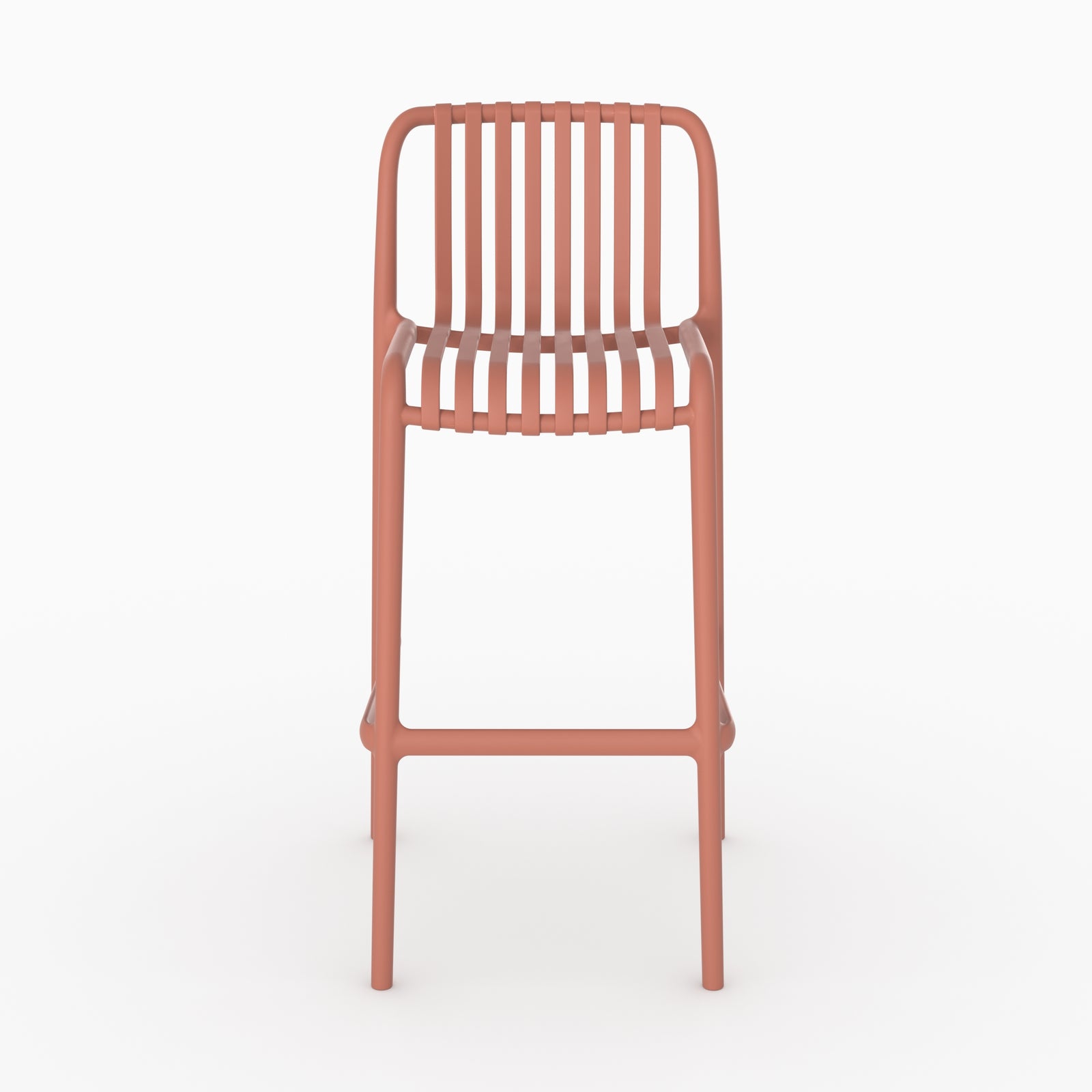 Chaise bar Duli terracotta ilot central bar