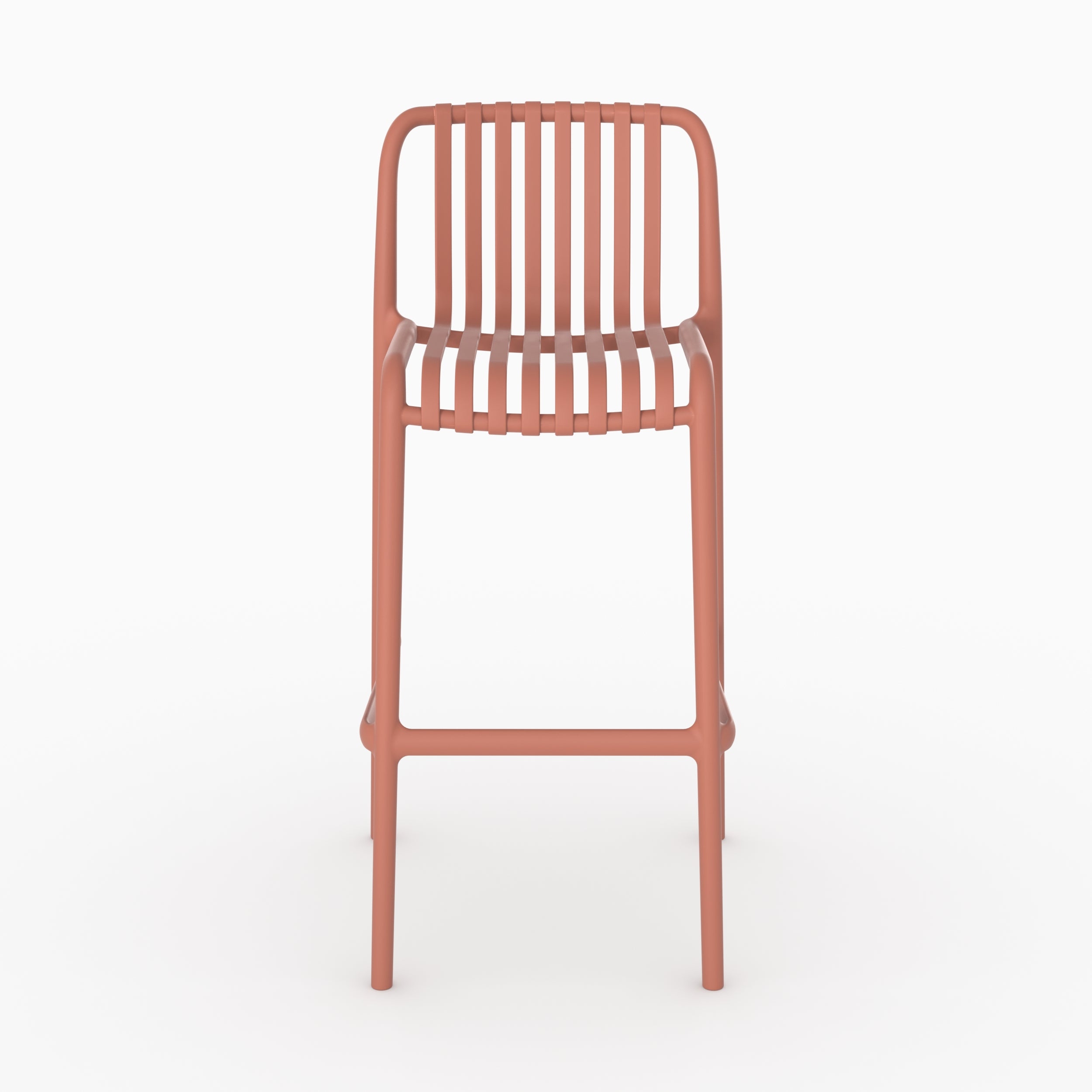 Chaise bar Duli terracotta ilot central bar