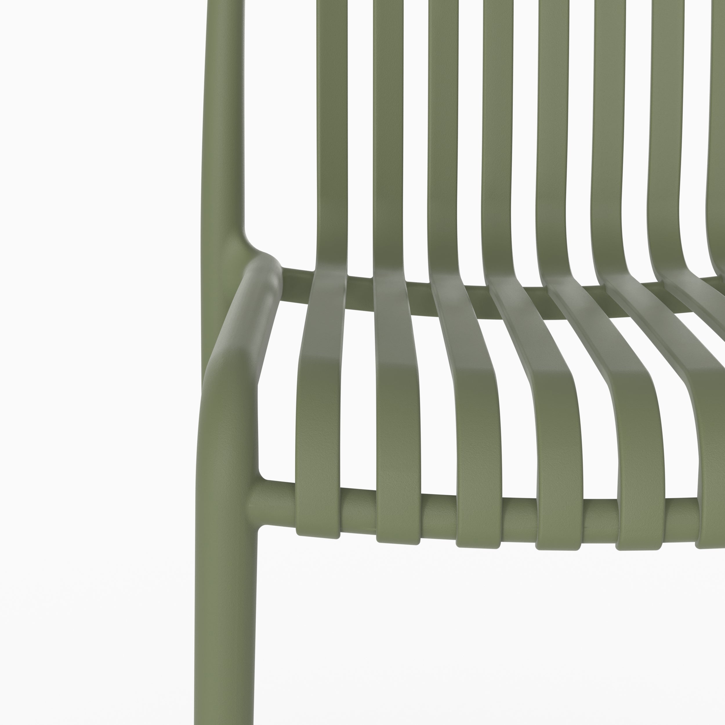 Chaise bar Duli vert design moderne plastique