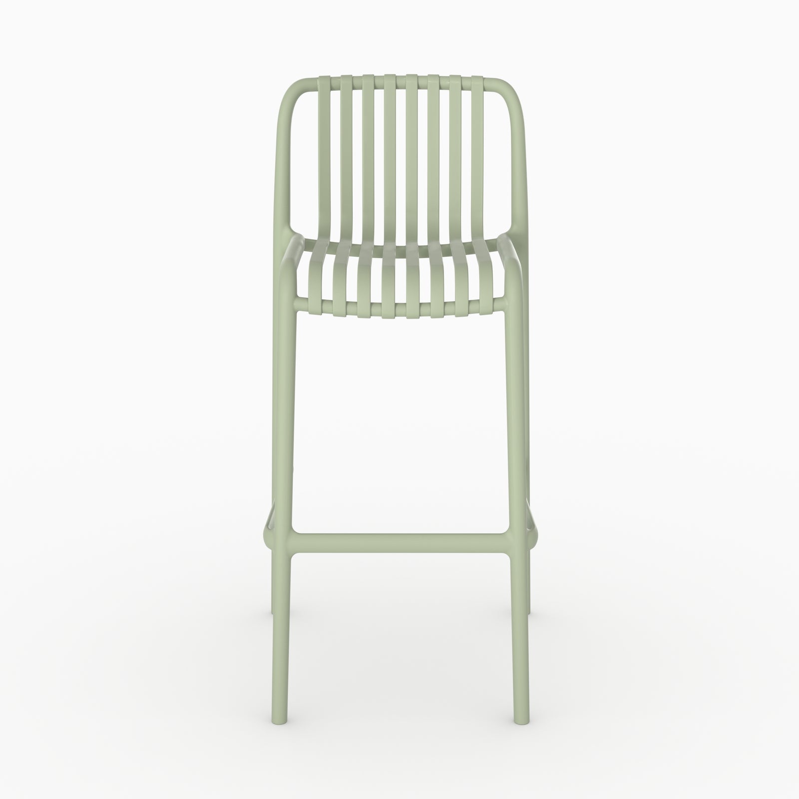 Chaise bar Duli vert pastel ilot central bar
