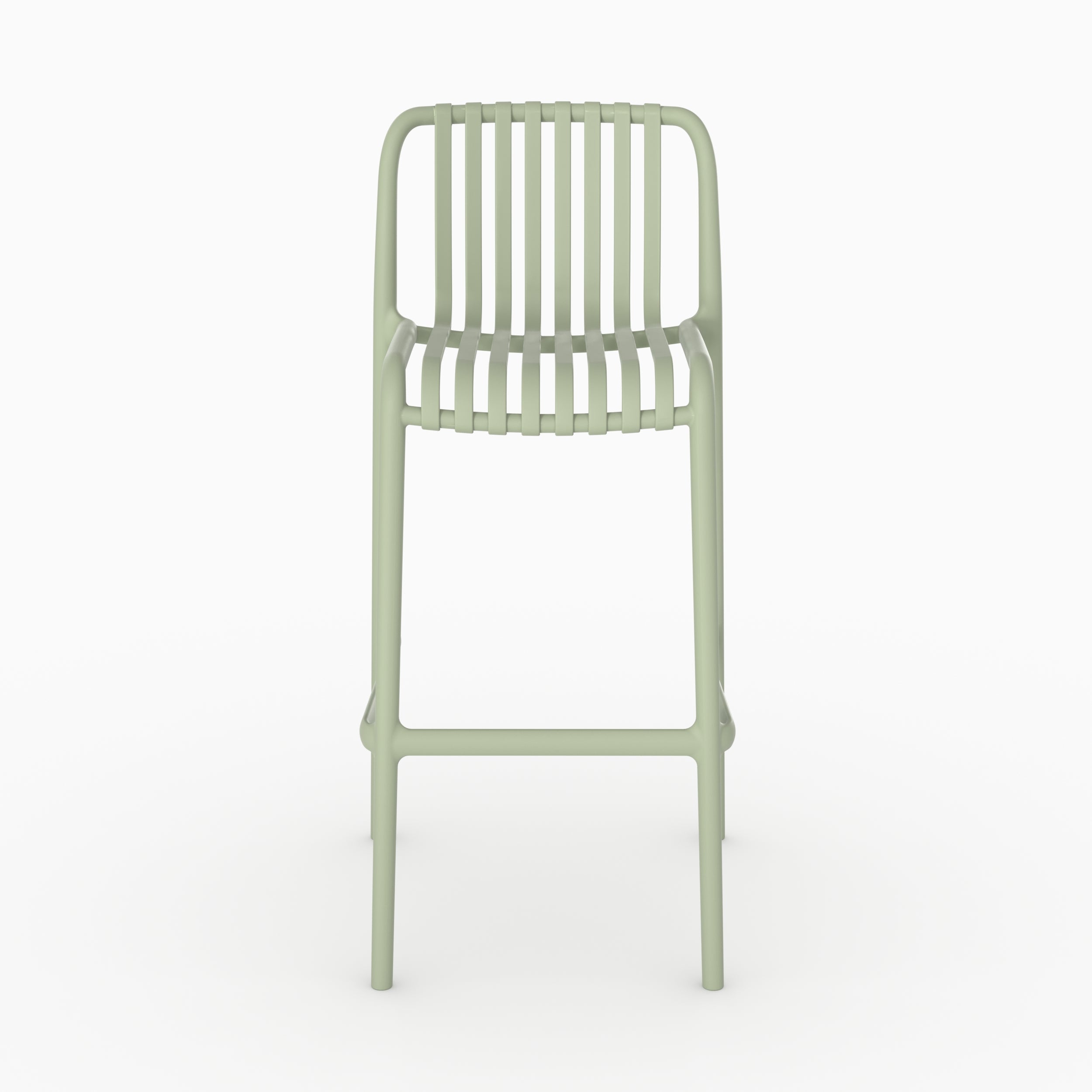 Chaise bar Duli vert pastel ilot central bar
