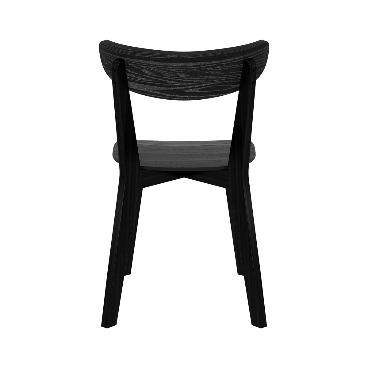 sedia comfort tabata nera in legno