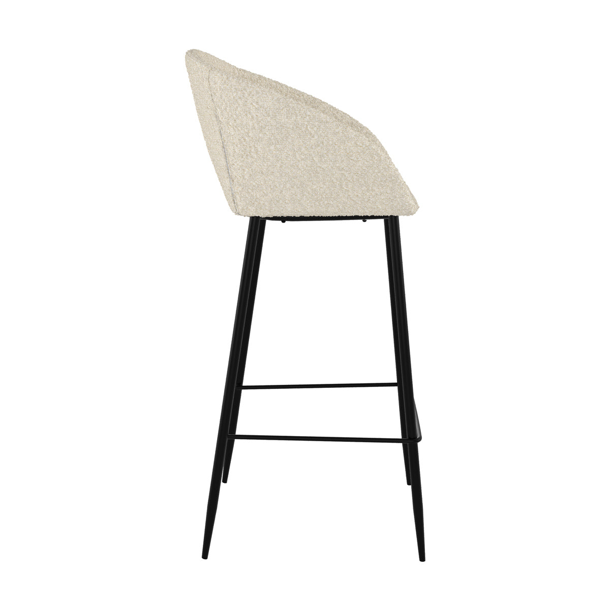 sedia da bar effetto lana 75 cm