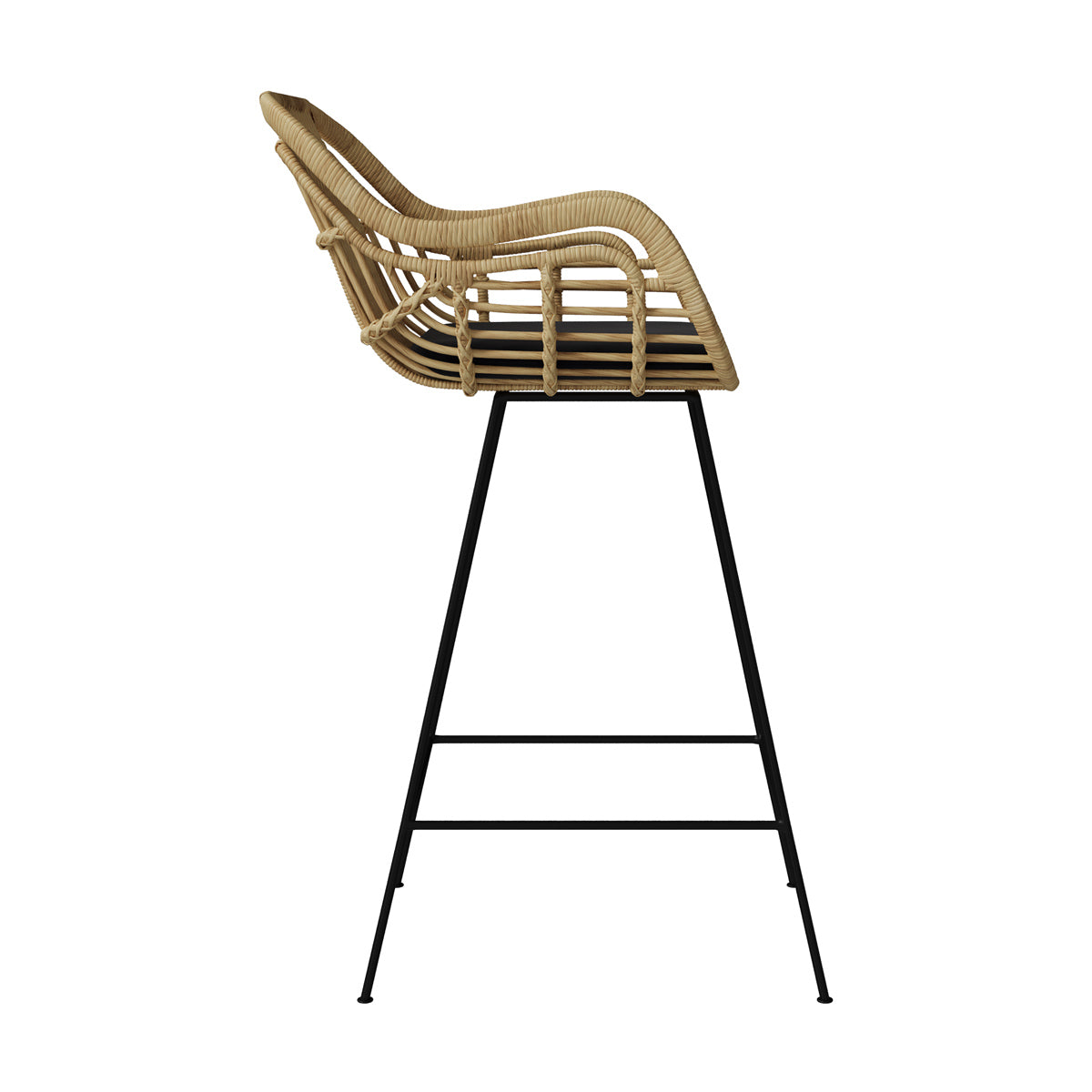 sedia da bar in rattan 71 cm chiloe