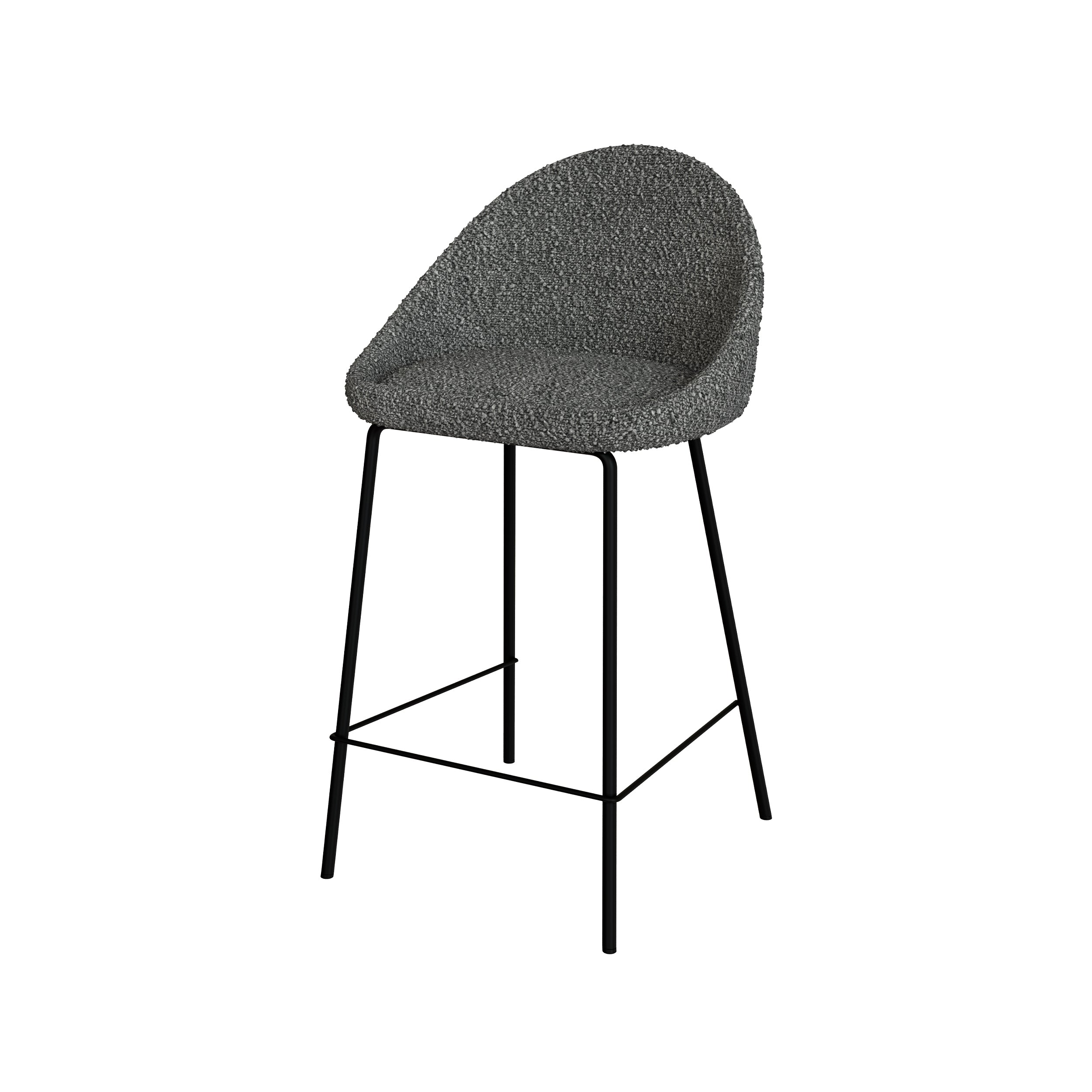 chaise de bar grise 65cm misty
                            