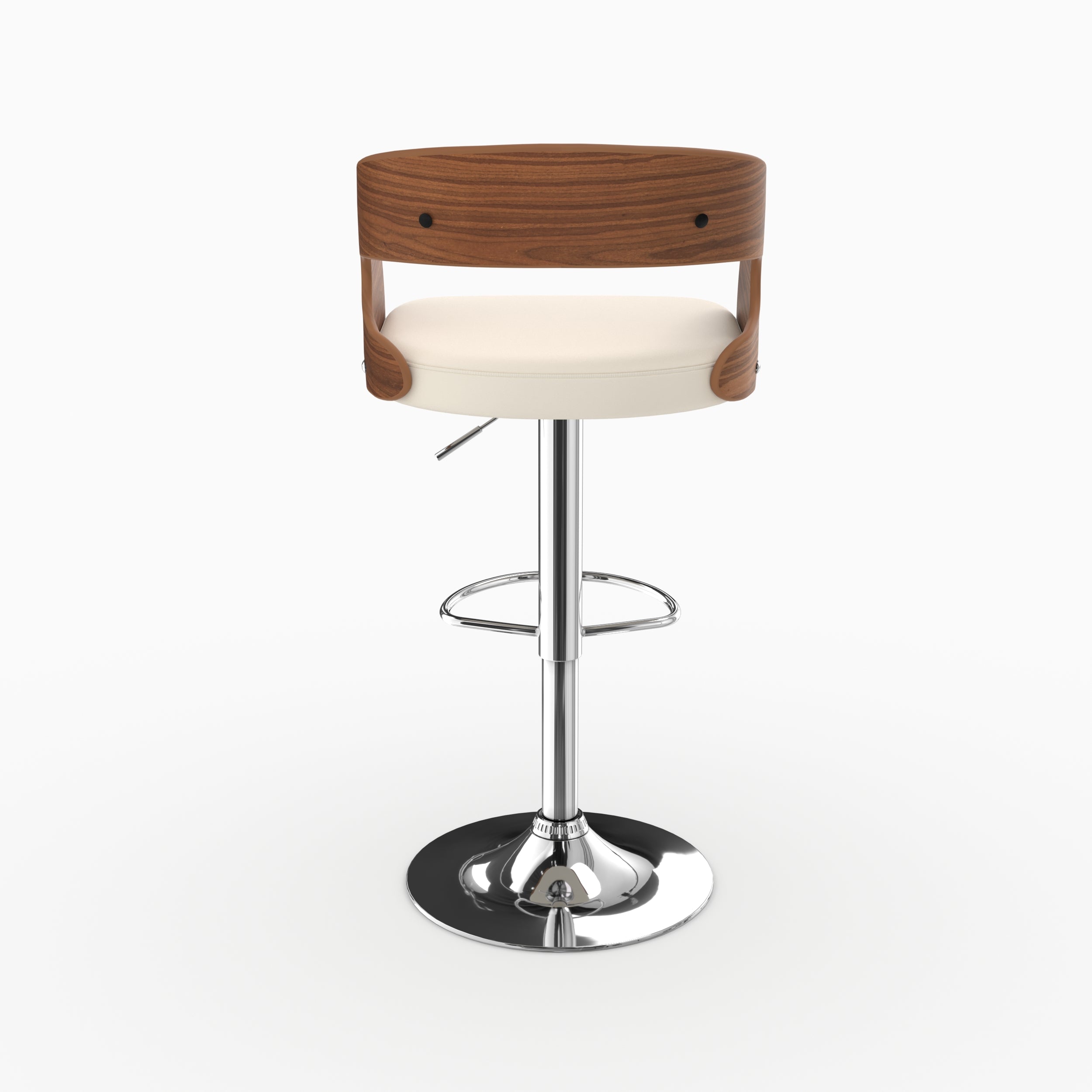 Silla de bar Louis blanco 63/84 cm