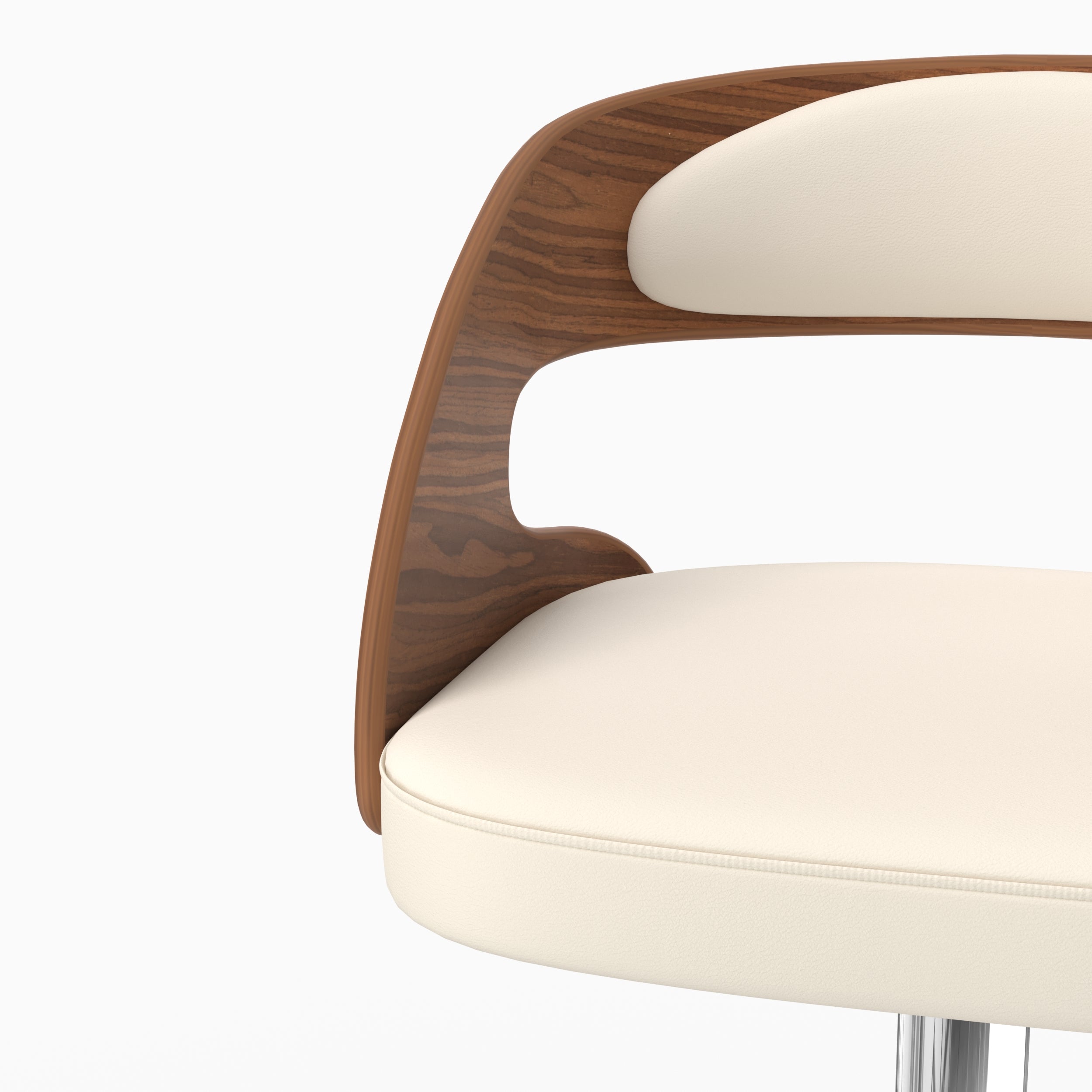 Silla de bar Louis blanco 63/84 cm