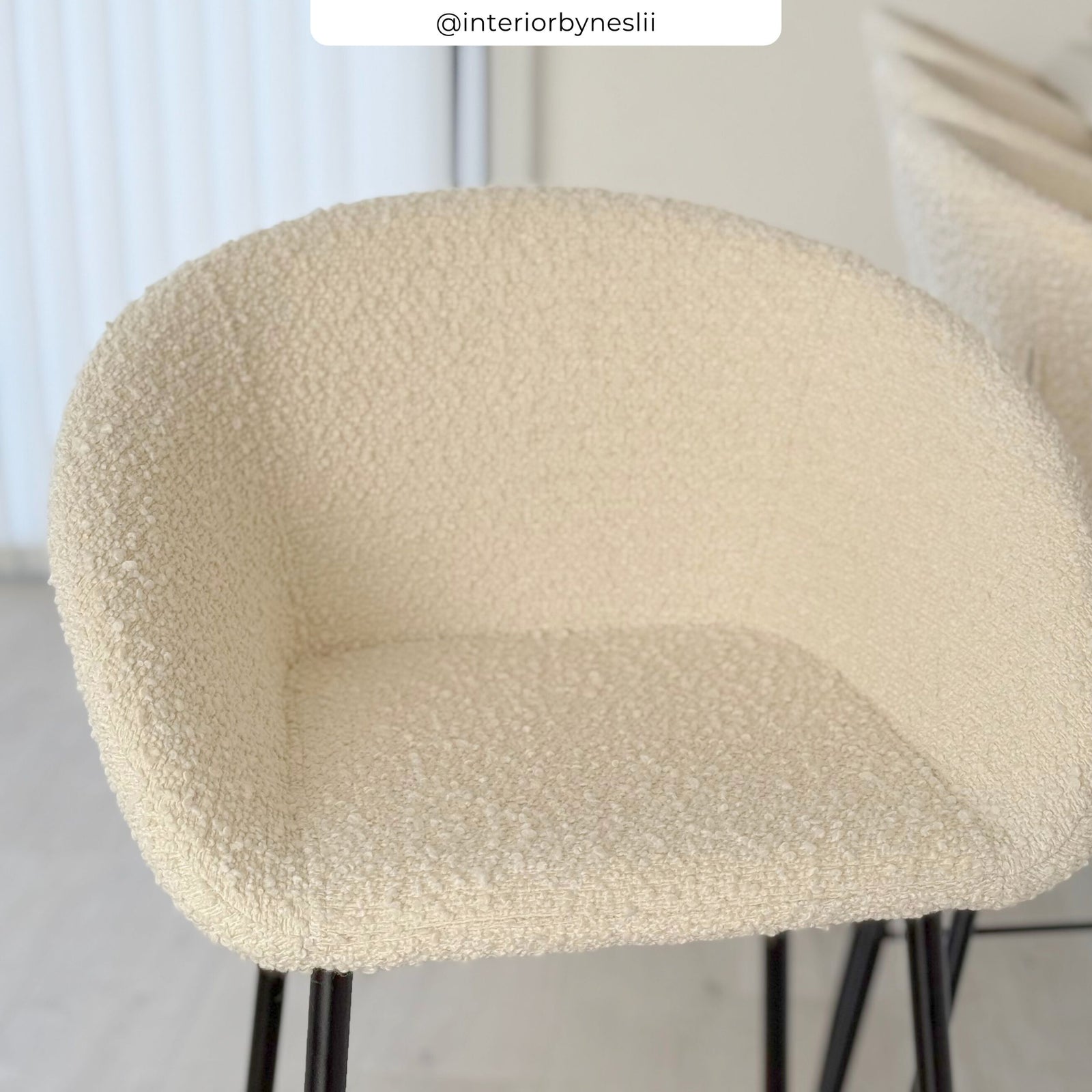sedia da bar marquise altezza 75 cm set da 2
