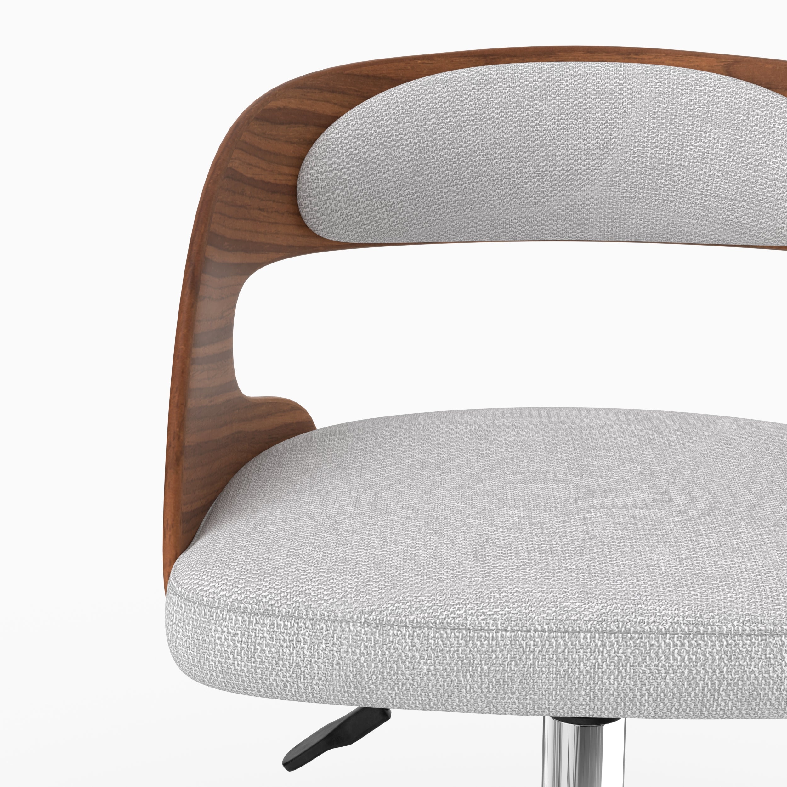 Chaise de bureau Louis gris clair