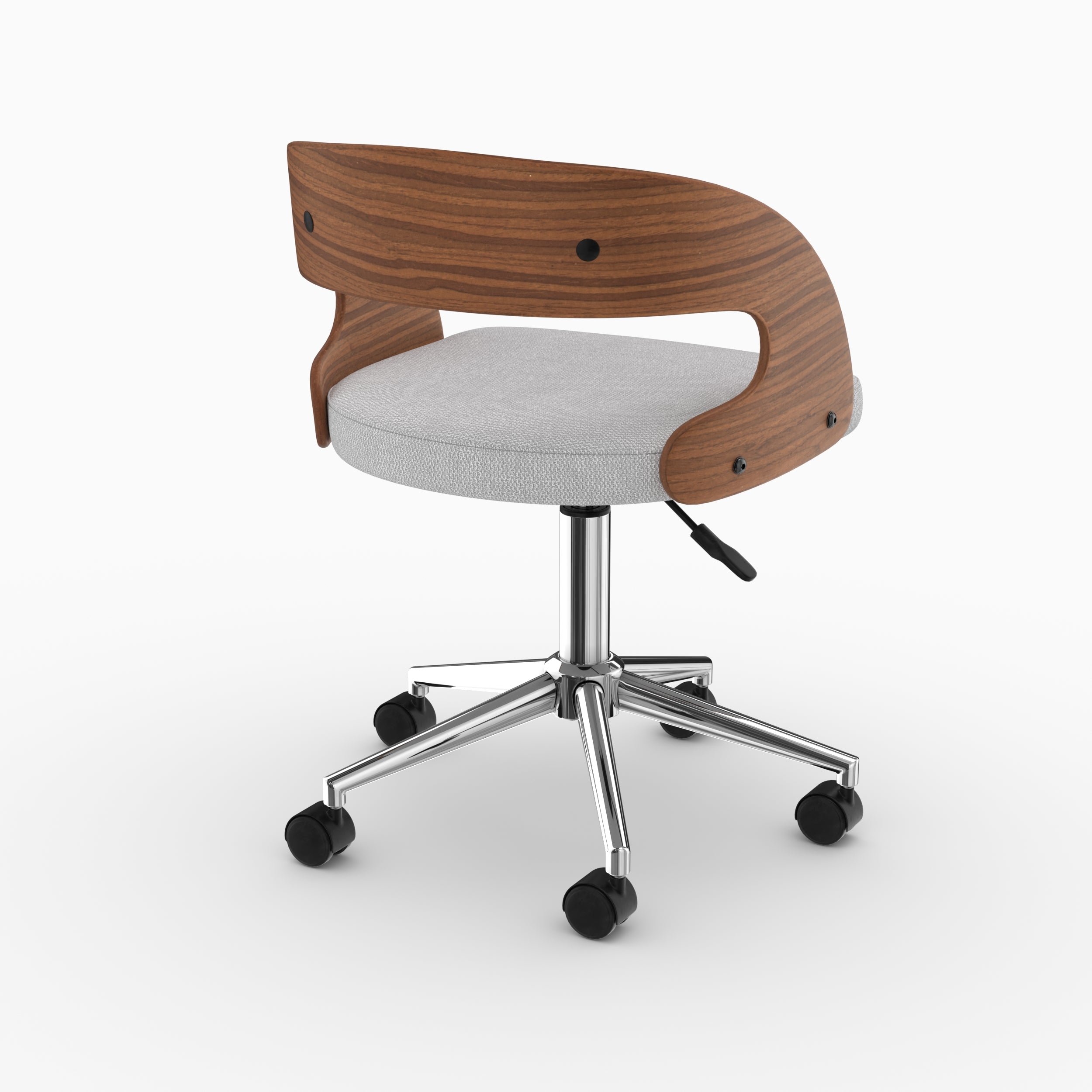 Chaise de bureau Louis gris clair