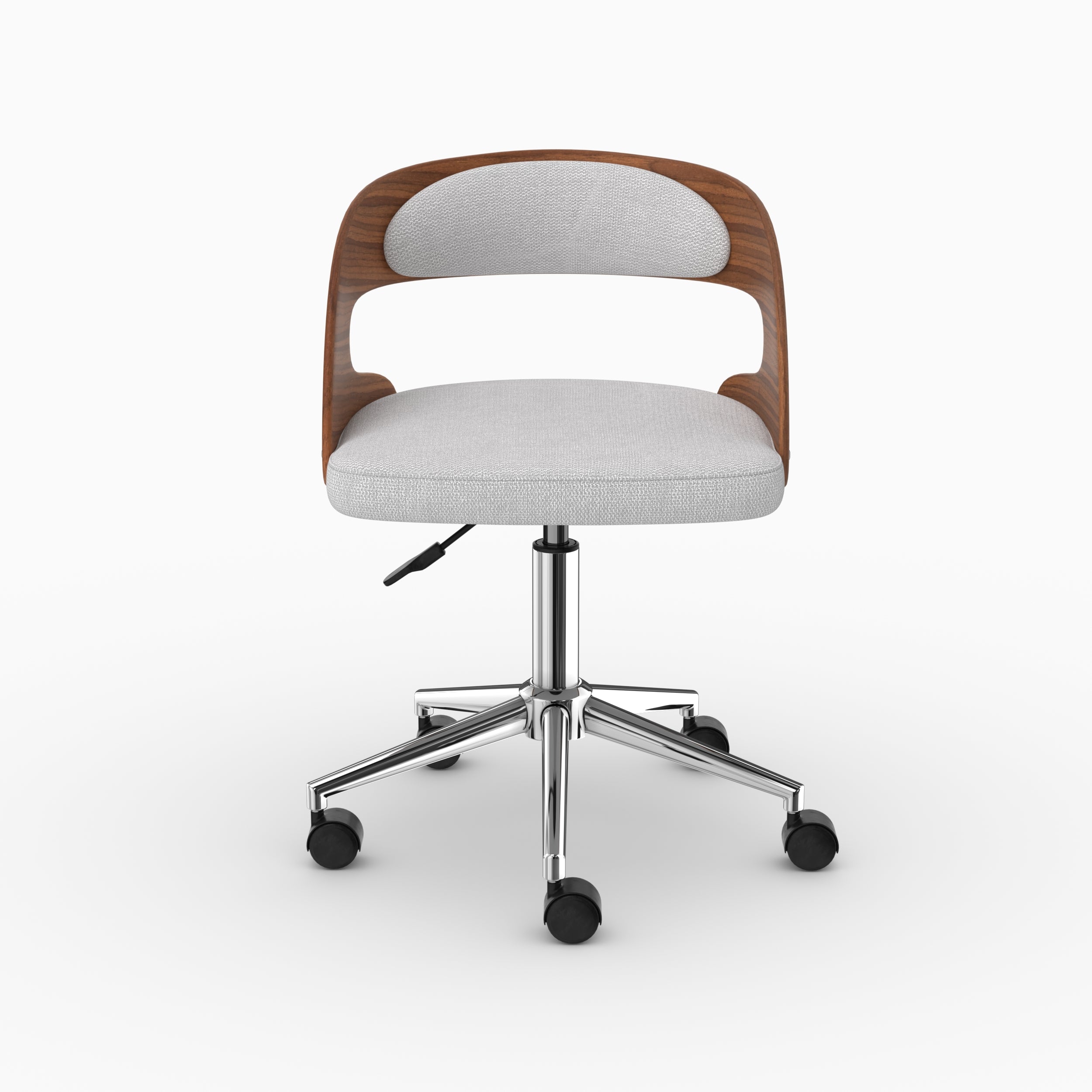 Chaise de bureau Louis gris clair