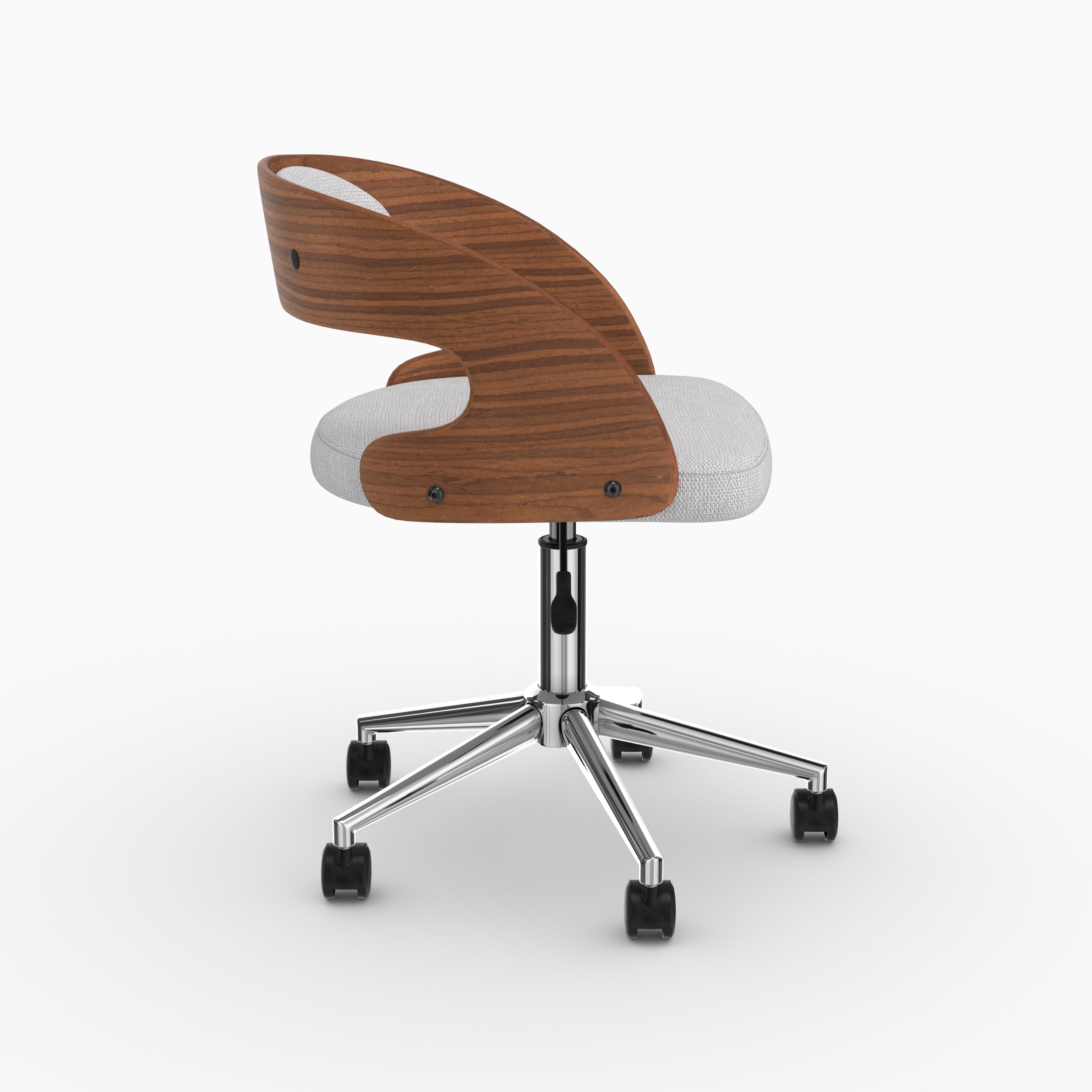 Chaise de bureau Louis gris clair
