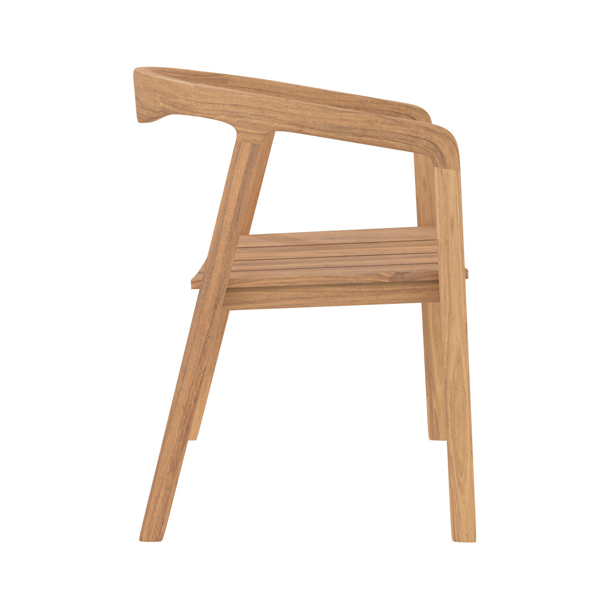chaise de jardin bois clair kora