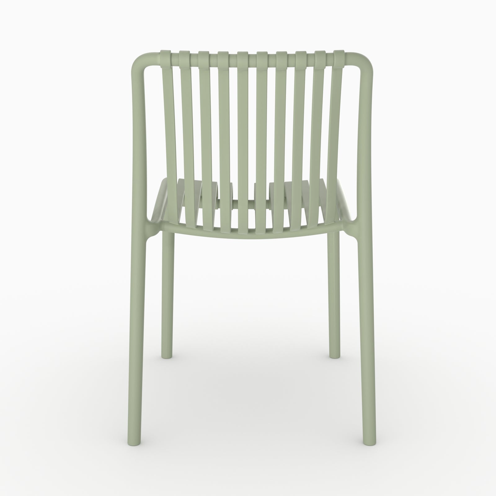 Chaise de jardin Duli vert pastel vue directe
