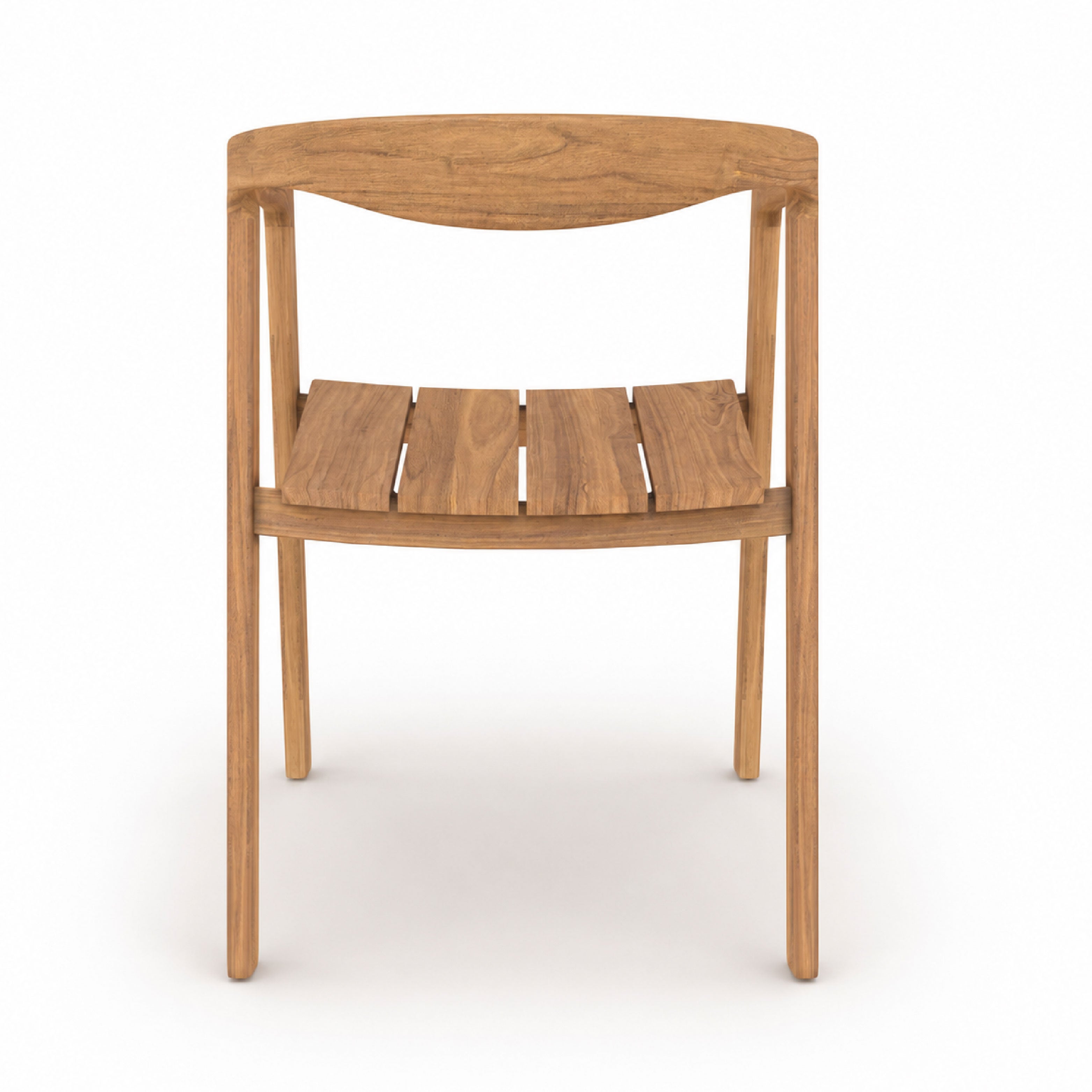Table et chaises de jardin Suri en bois de teck massif, 6 personnes