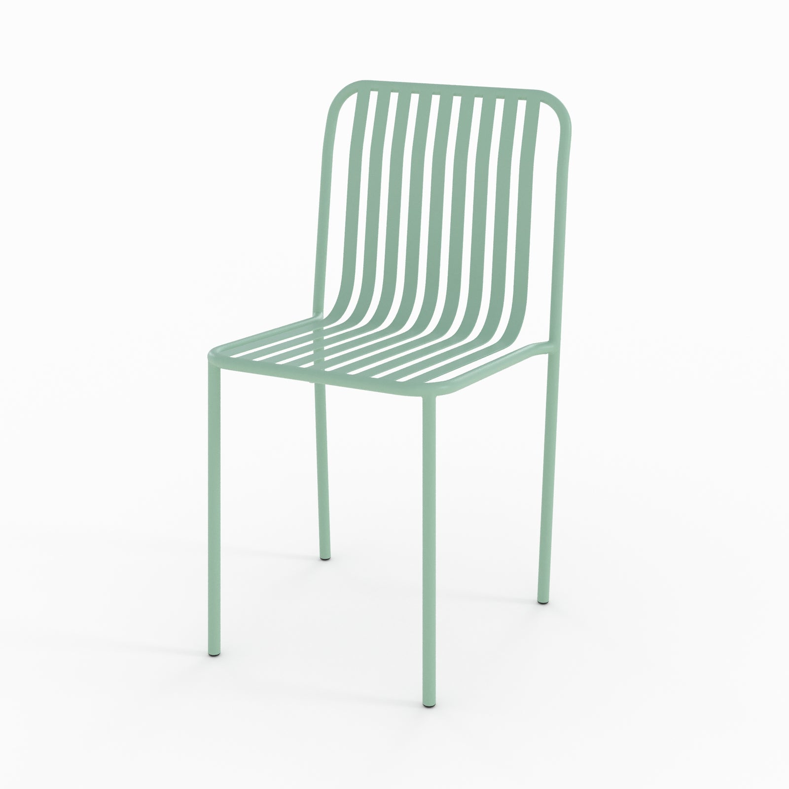 chaise de jardin yumi en metal vert lot 2_1