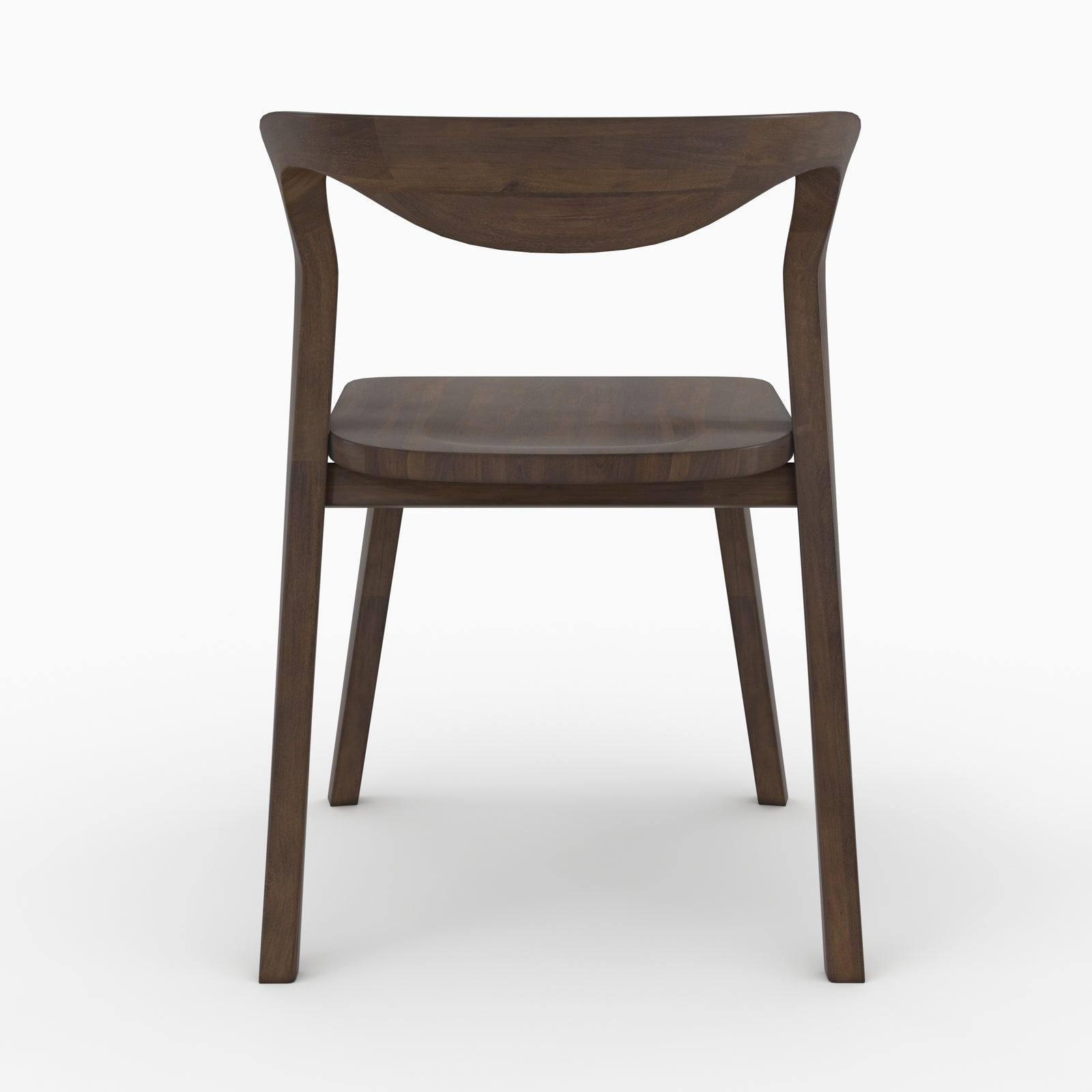 chaise en bois fonce vega rendez vous deco