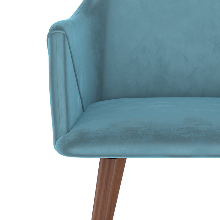 set di 2 sedie in blu margherita