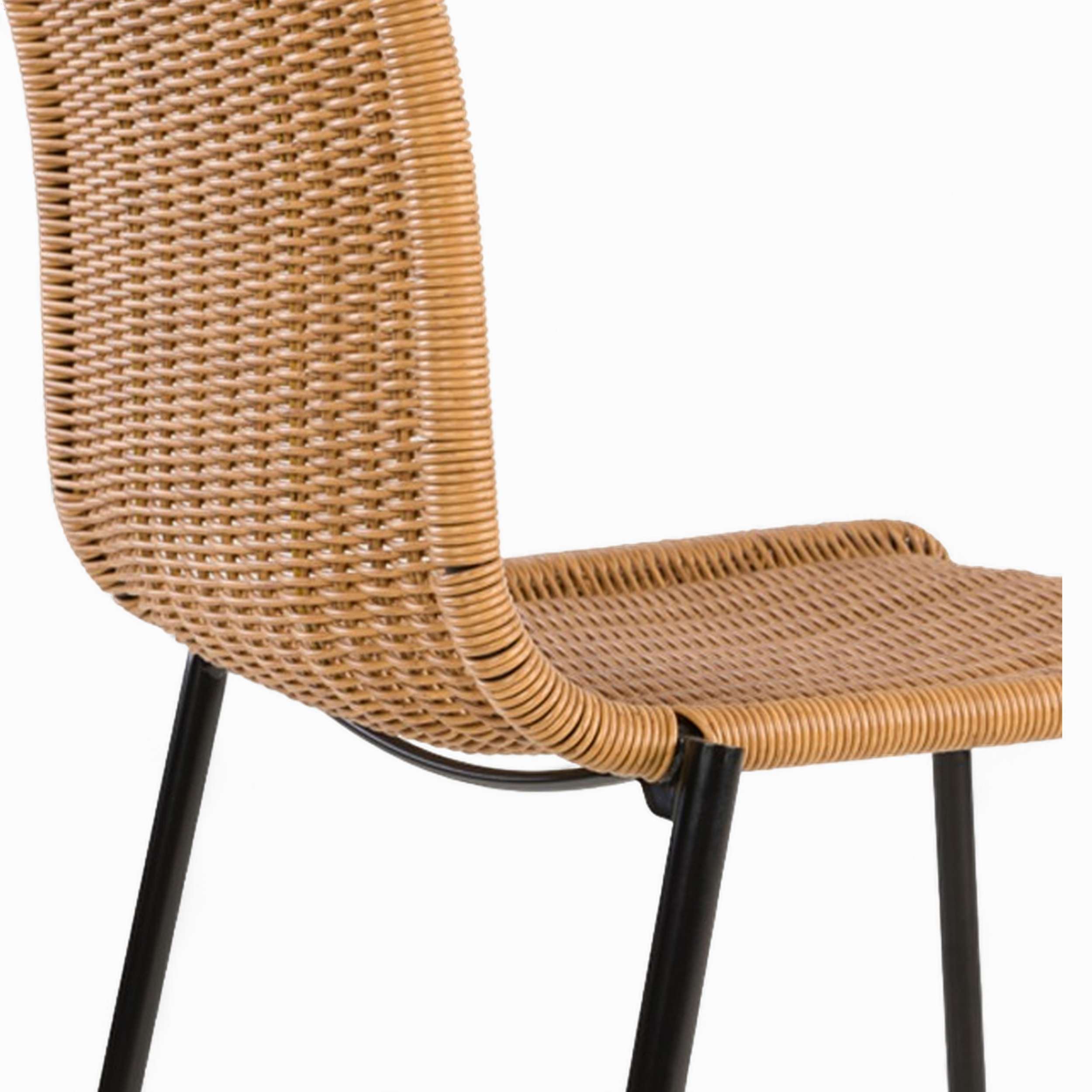 sedia in resina intrecciata naturale set di 2 interno ed esterno sirivara
