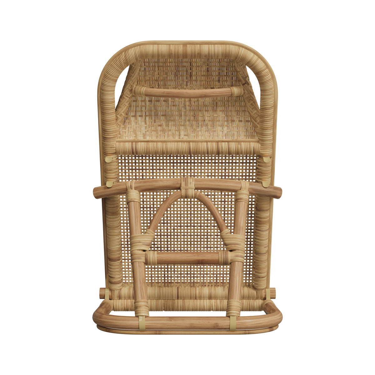sedia in rattan naturale pieghevole favignana nomade