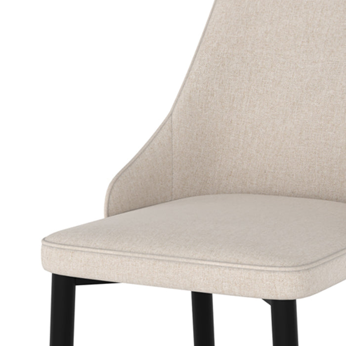 sedia in tessuto beige pipo comfort