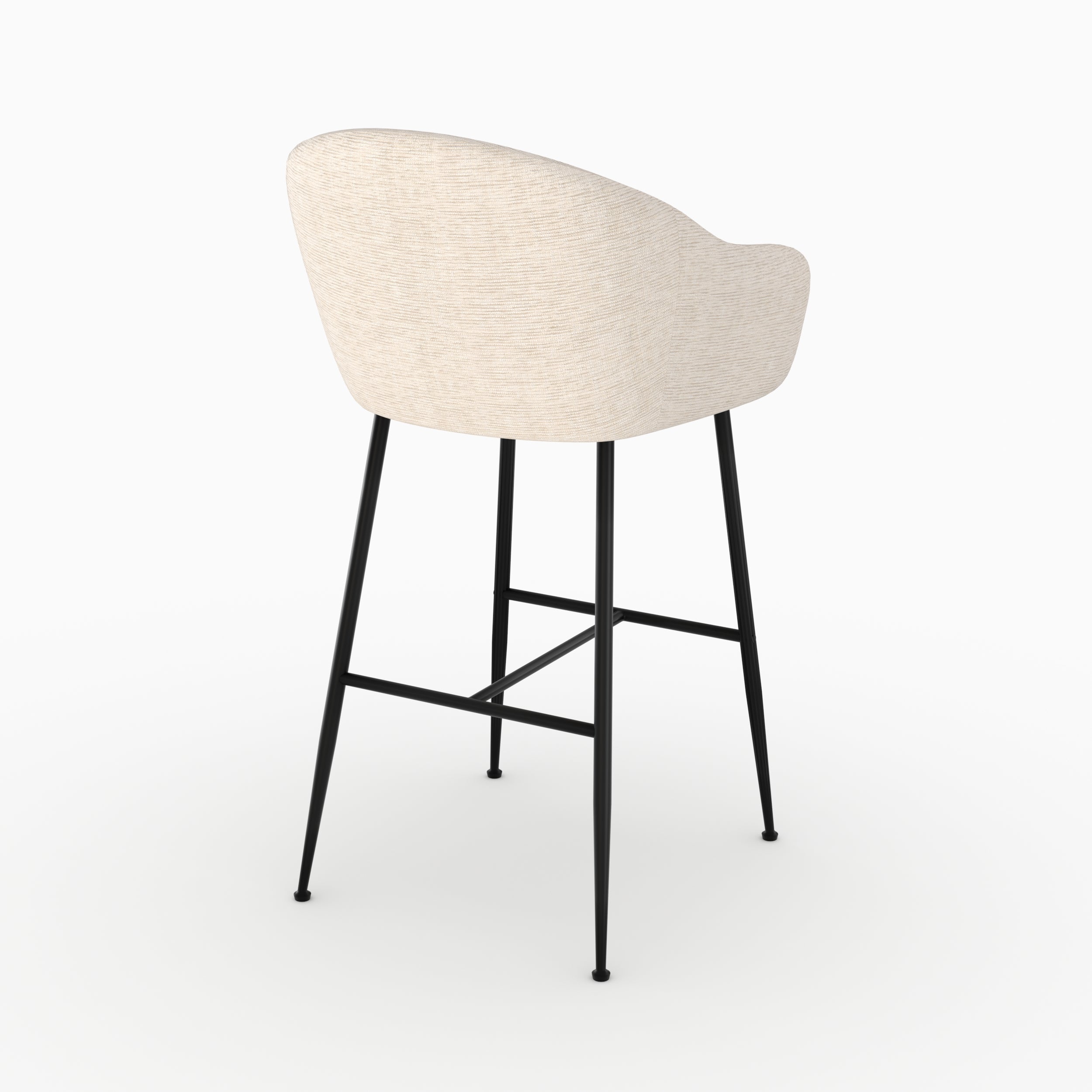 Chaise haute Socky beige chiné 76cm