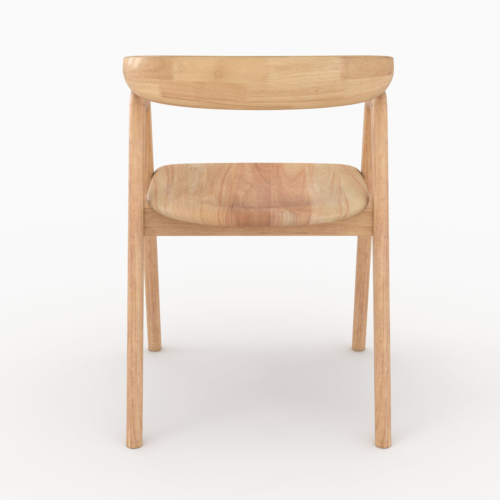 sedia hawa in legno di gomma chiara con braccioli appuntamento deco