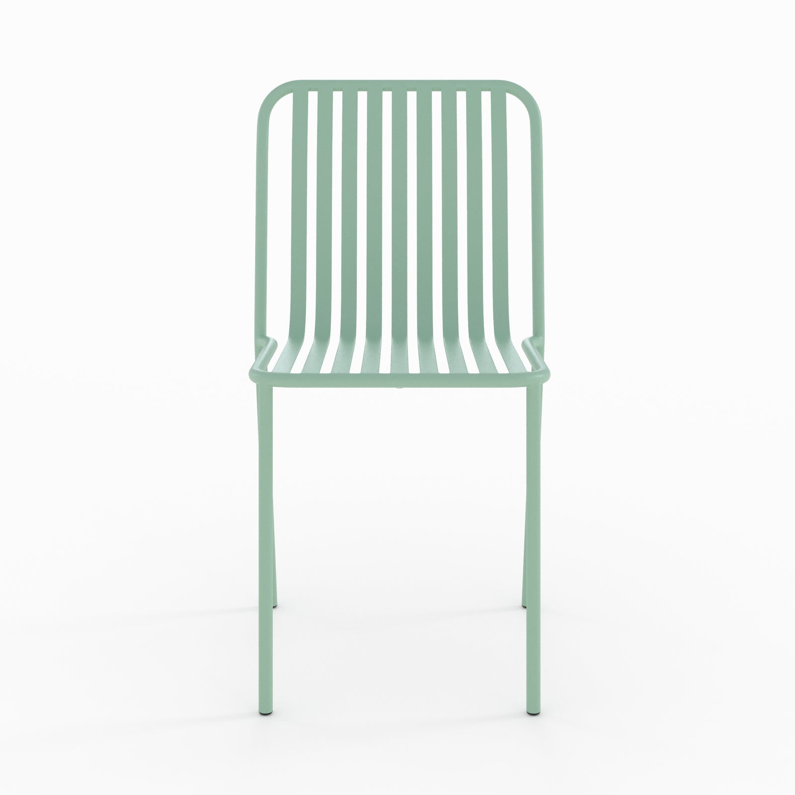 chaise jardin yumi en metal vert lot de 2