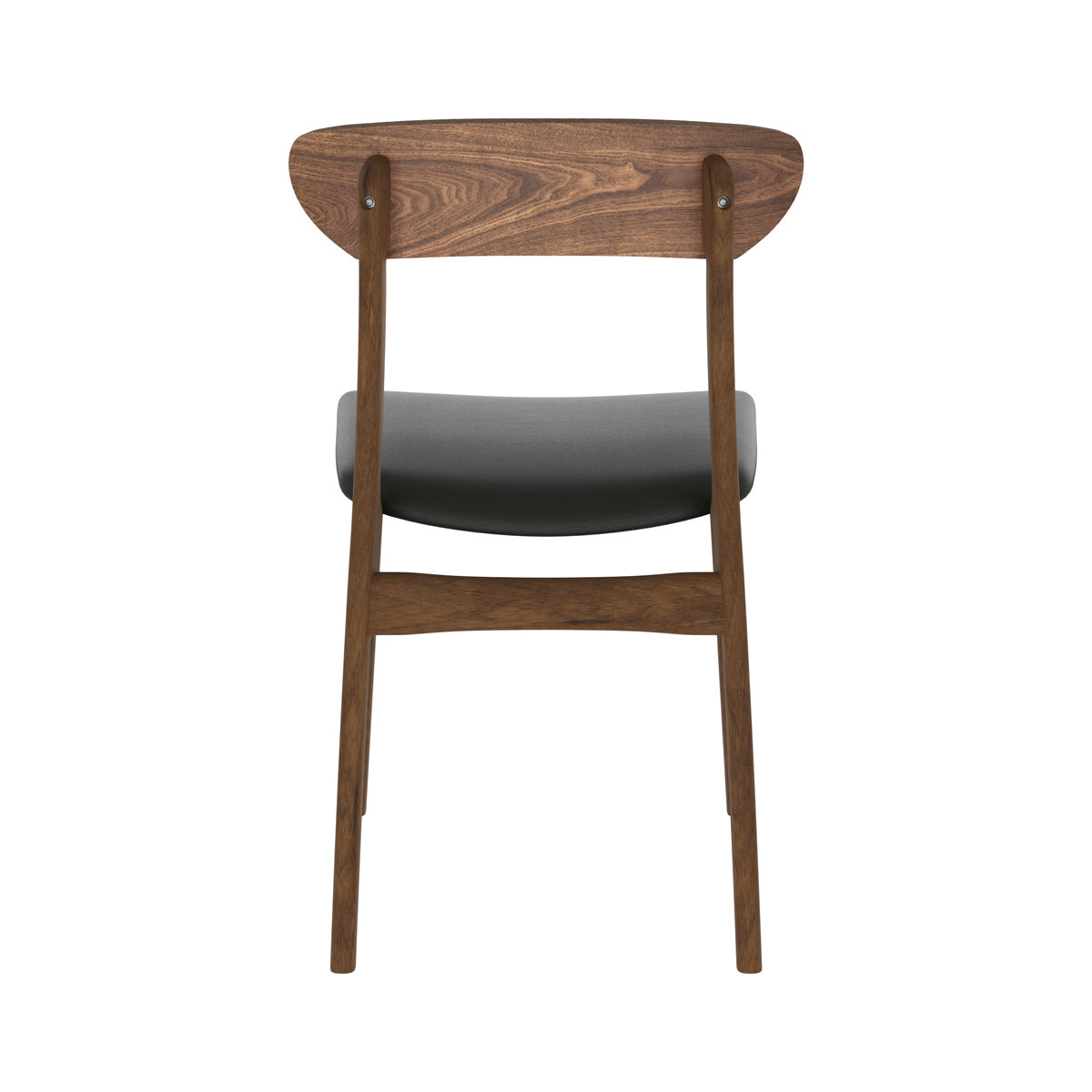 sedia lana in pelle sintetica e legno chiaro set di 2