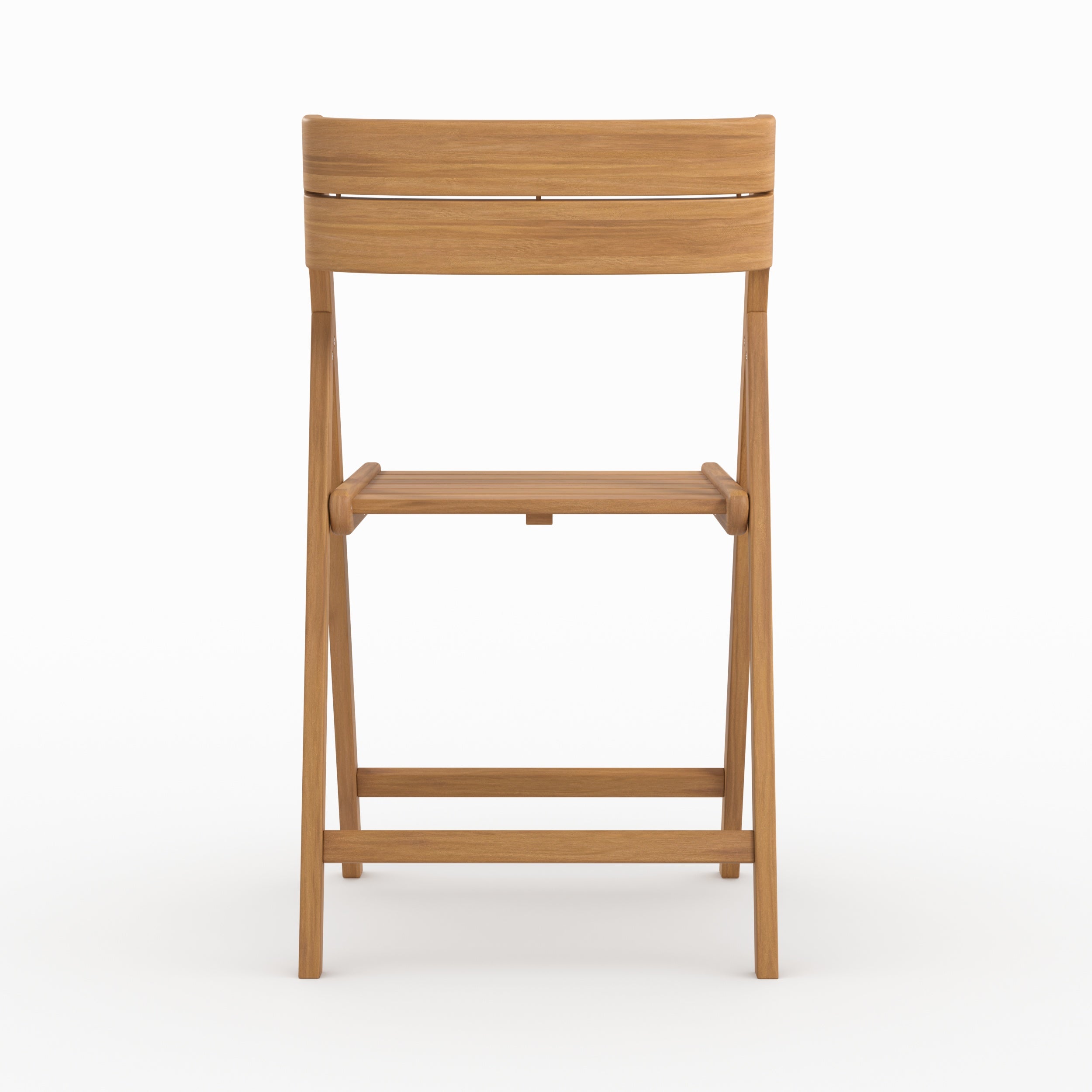 Chaise pliante extérieur Siquijor bois acacia vue dos