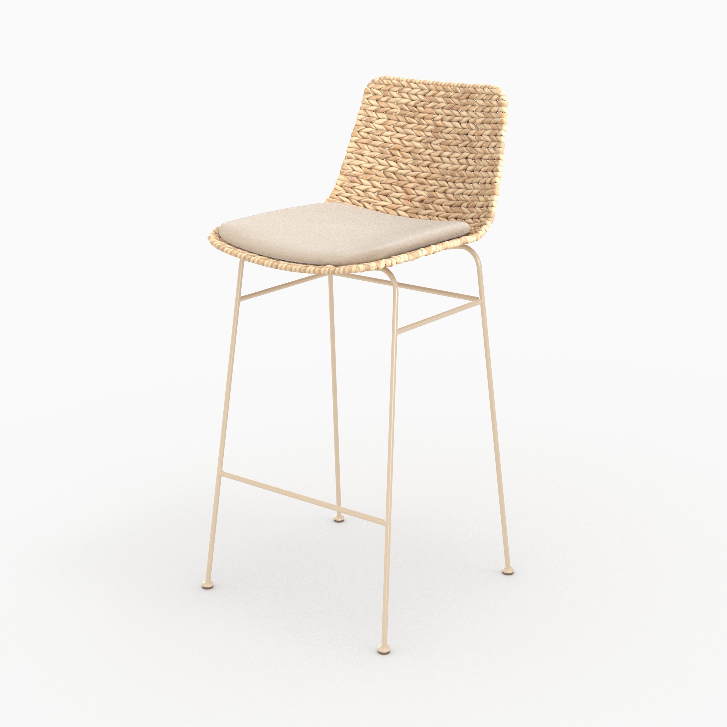 chaise pour ilot 66 cm matiere naturelle faro