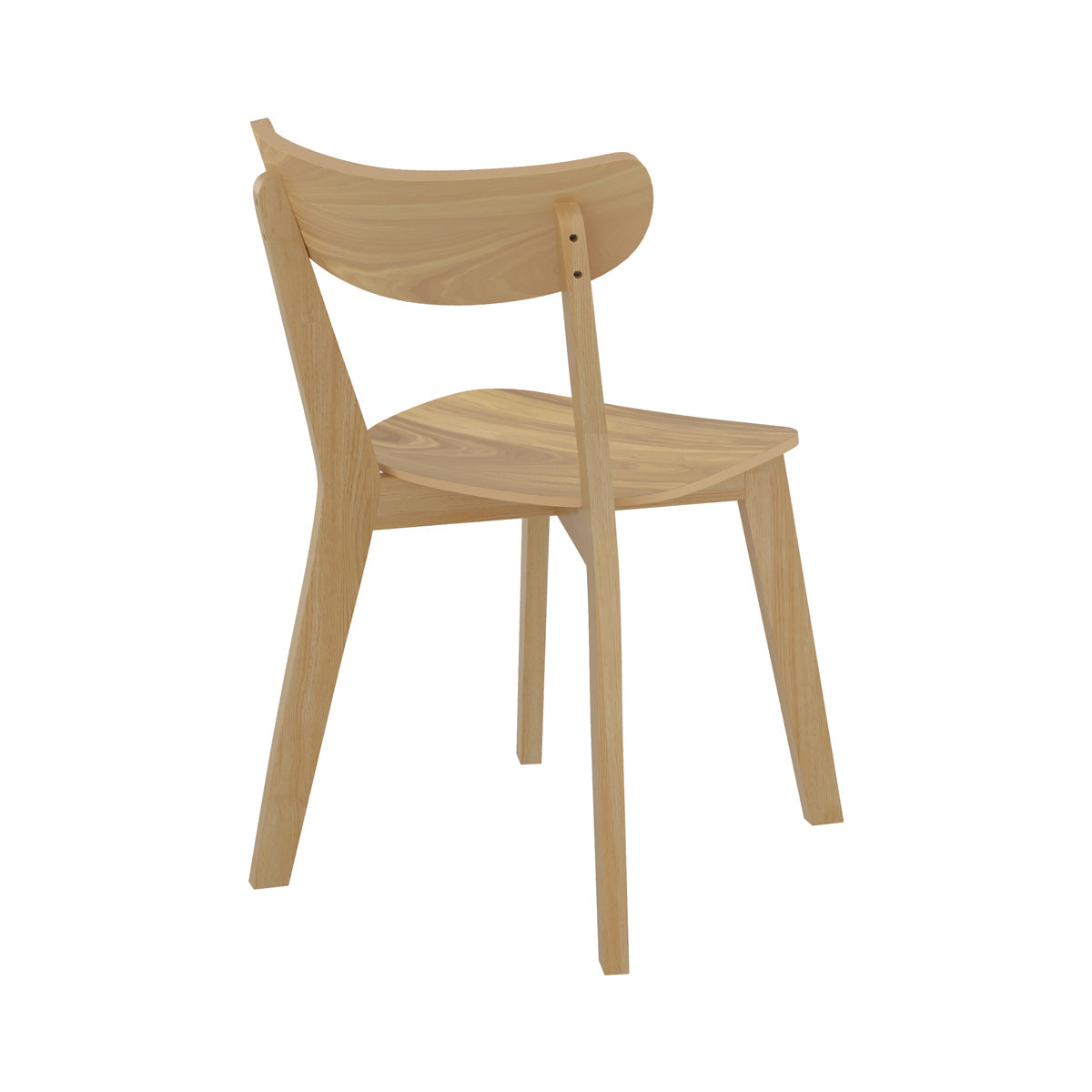 set di 2 sedie scandi tabata in legno chiaro