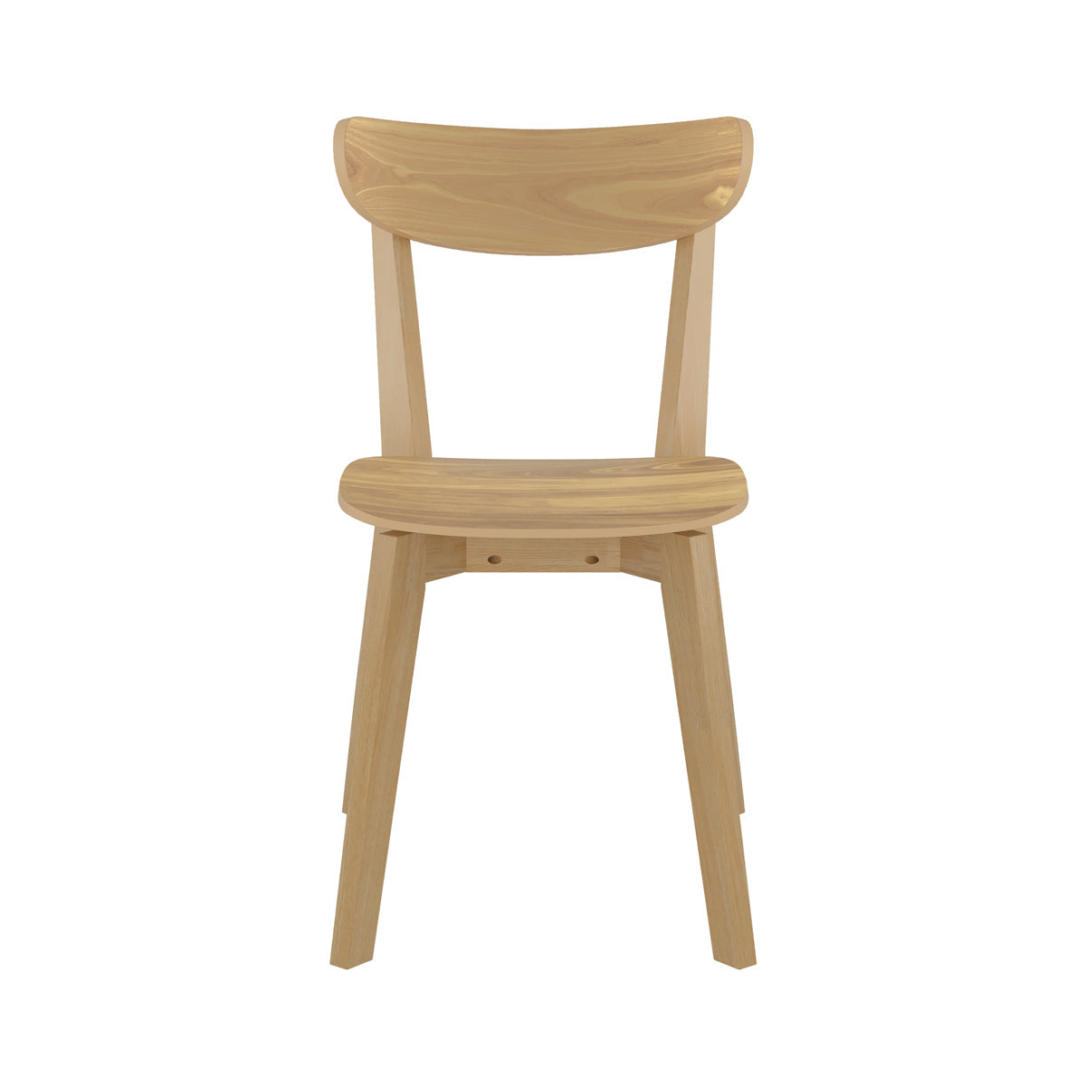 sedia scandinava in legno chiaro tabata