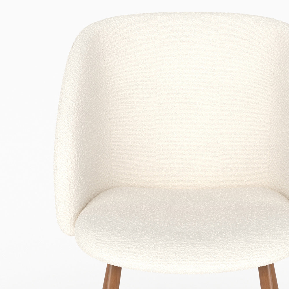 Chaise Swan beige bouclé lot de 2 marque
