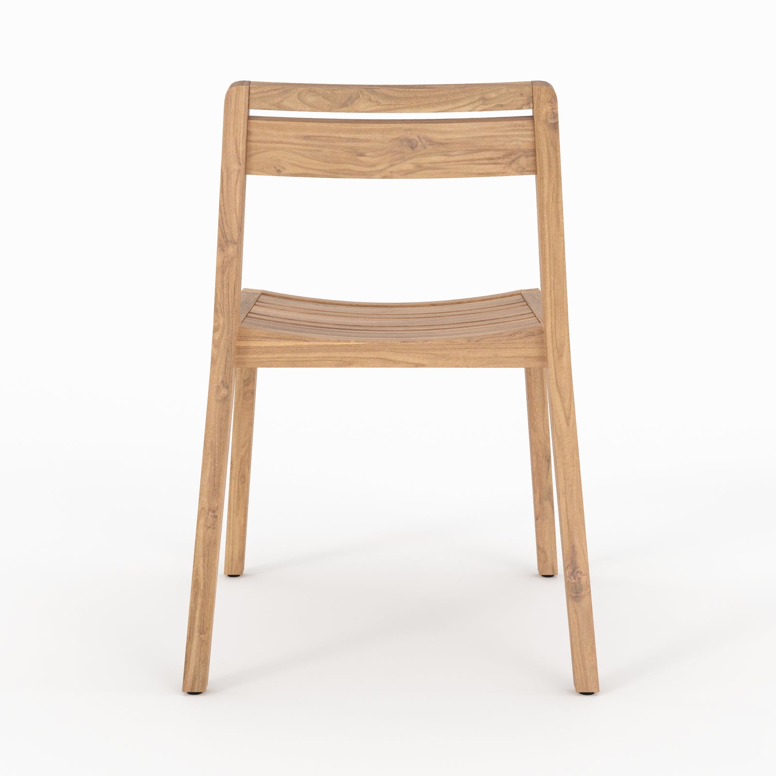 sedie da giardino zao in legno di teak riciclato set di 2