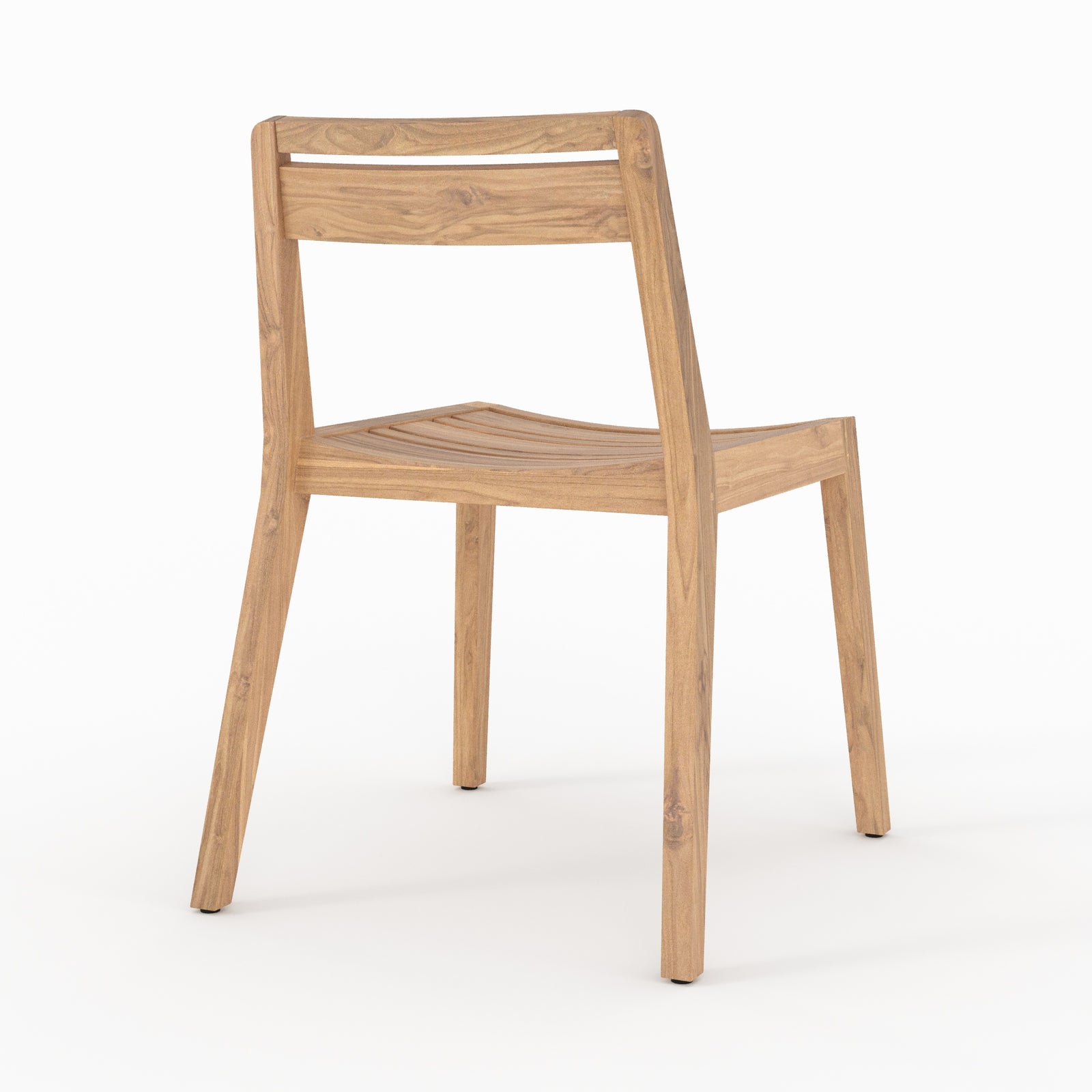 sedie da giardino zao in legno di teak riciclato set di 2