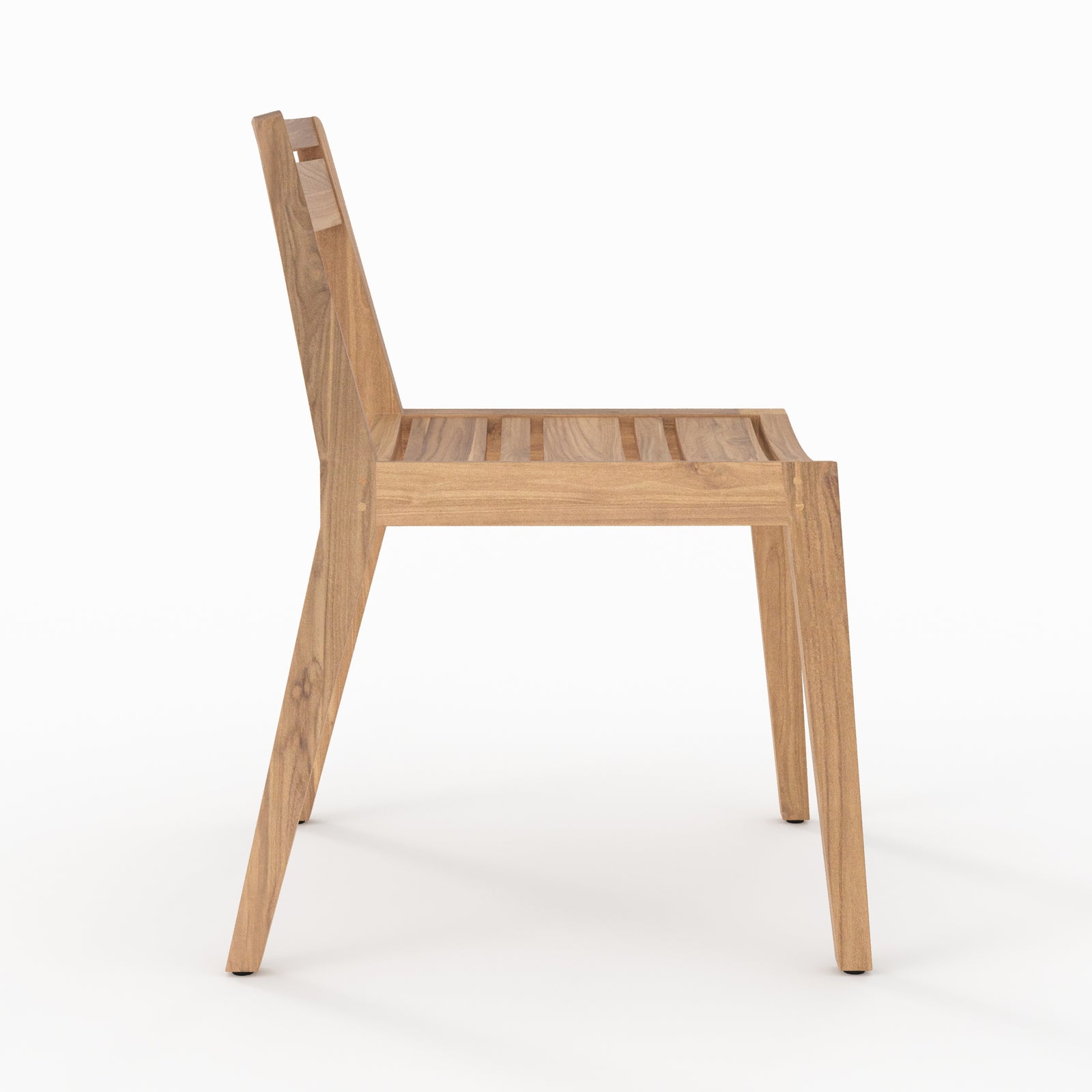 Chaises de jardin zao en bois de teck recyclé lot de 2