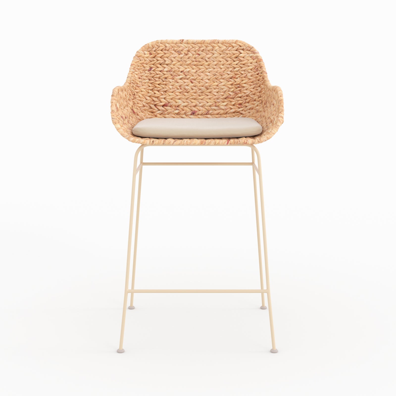 Chaises Faro naturelle 66cm lot 2 ilot central