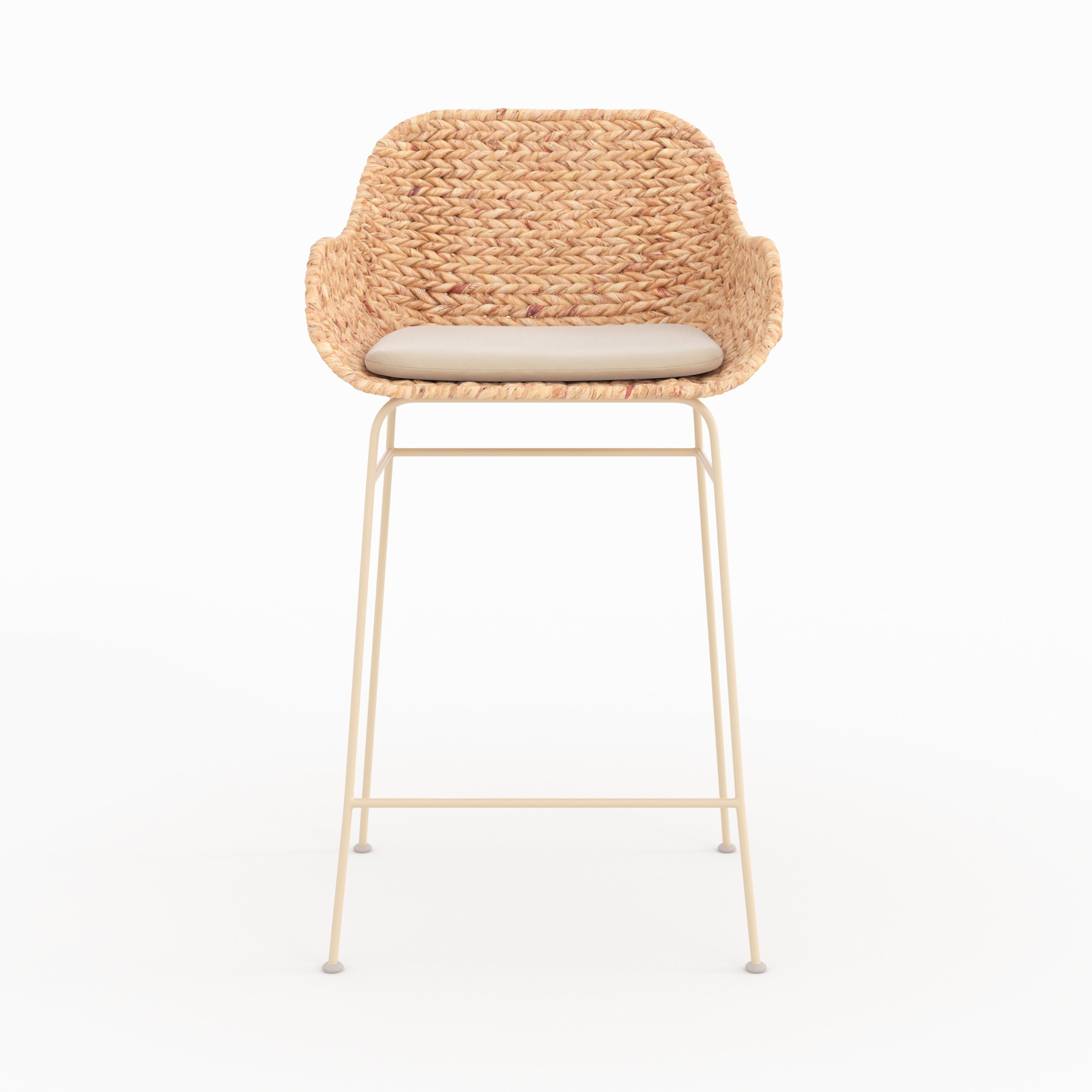 Chaises Faro naturelle 66cm lot 2 ilot central