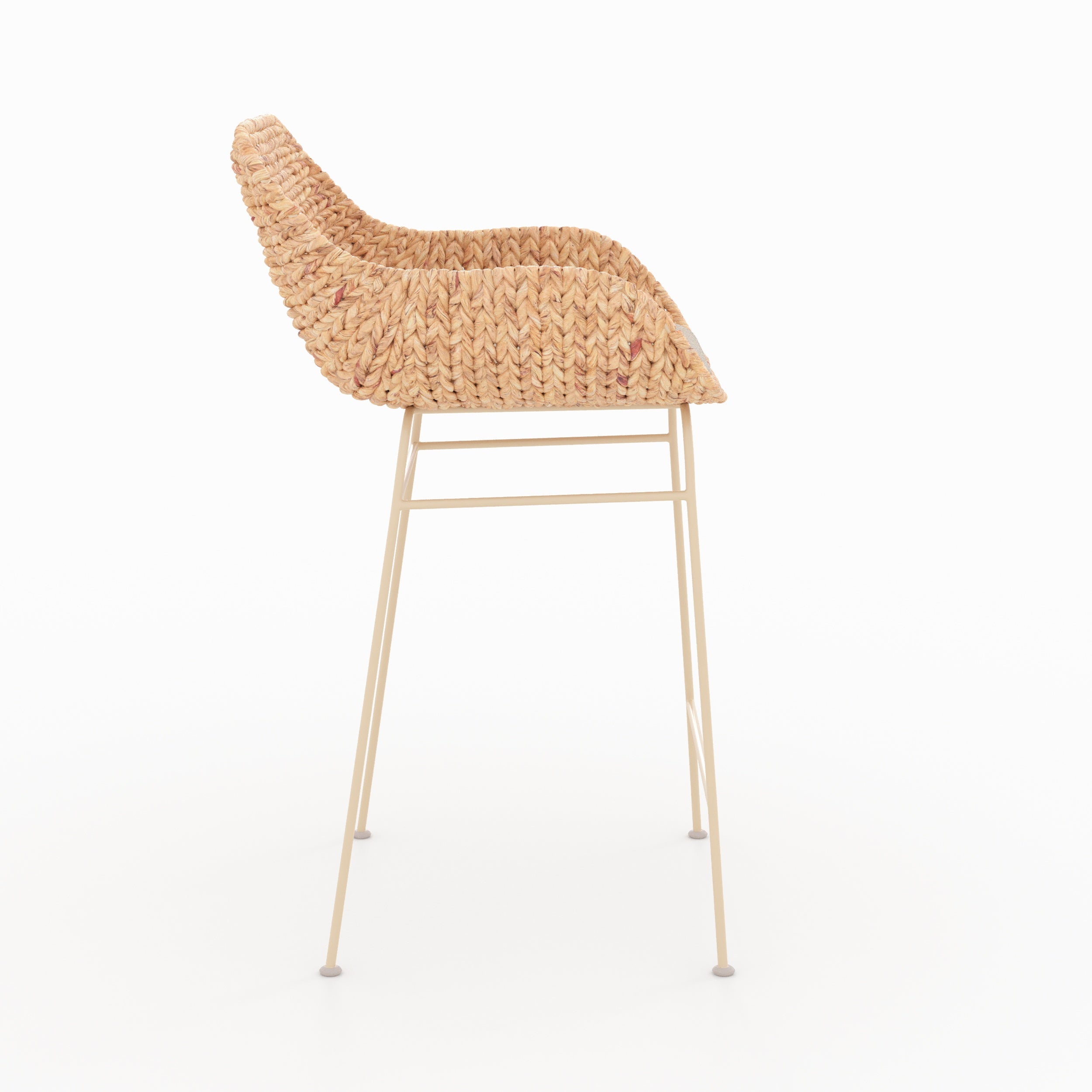 Chaises ilot central Faro 66cm lot2 naturelle