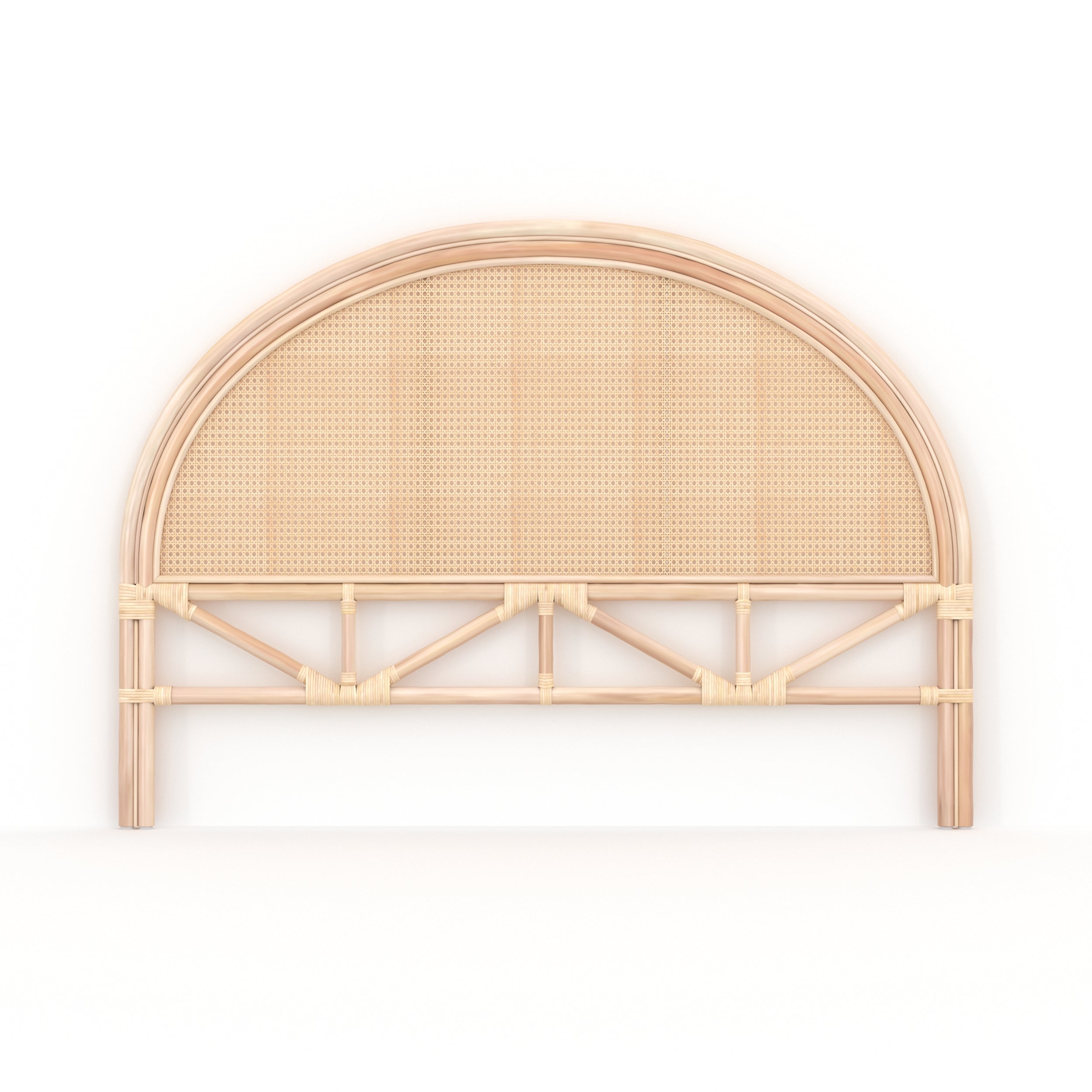 chambre boheme tete de lit madya 140cm rotin cannage