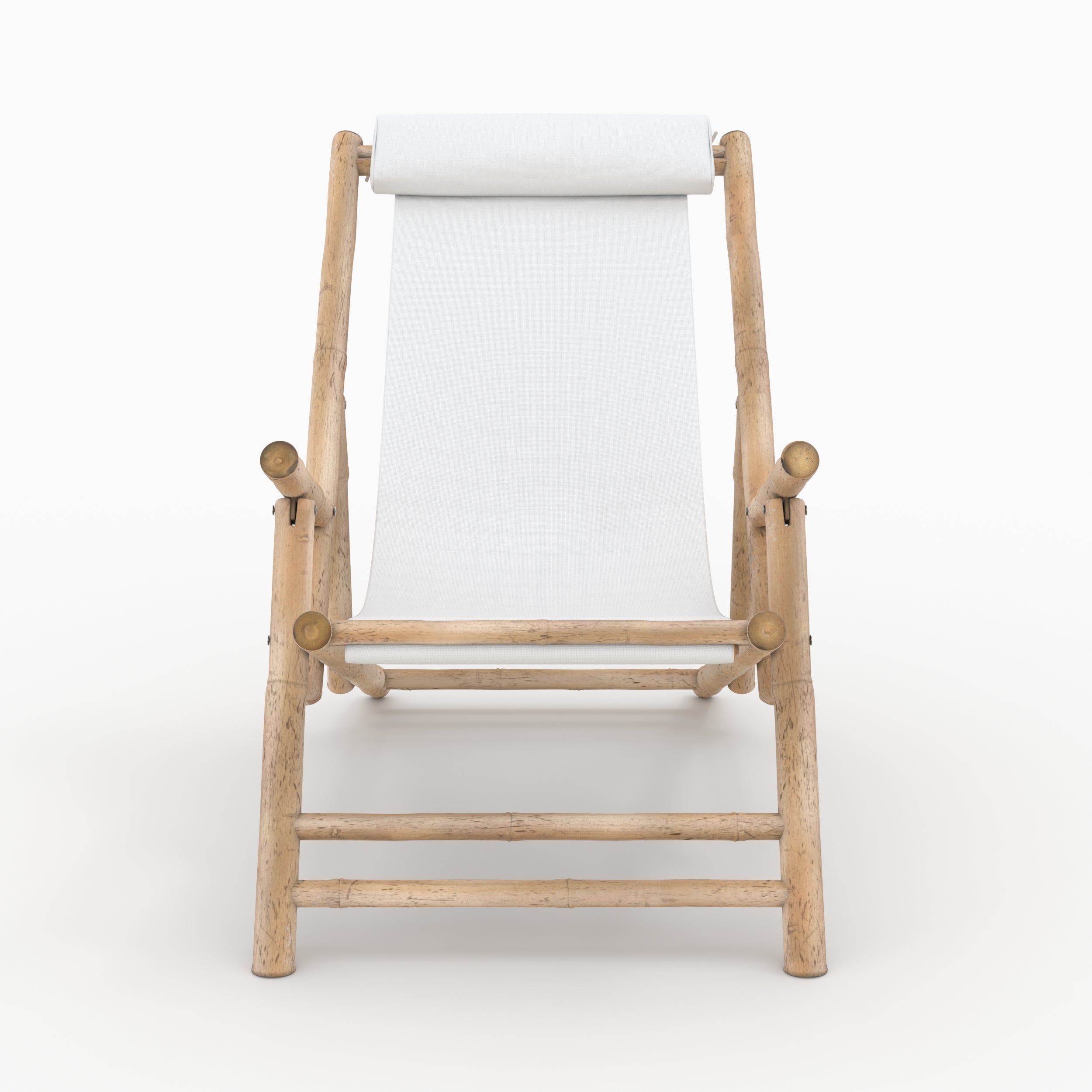 chilienne in bambù vadella tessuto crema bianco sporco fondo beige